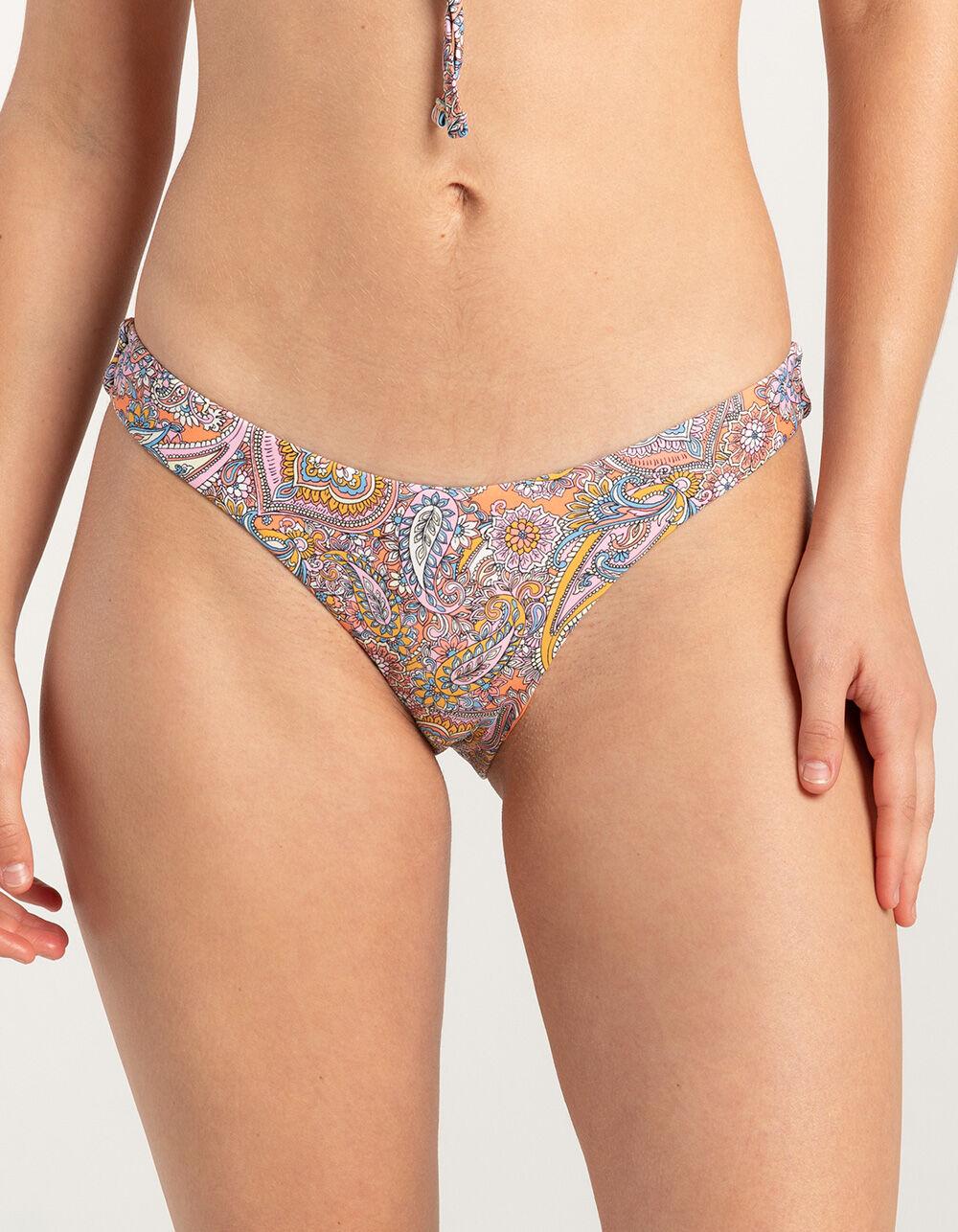 FULL TILT Cheekier High Leg Bikini Bottoms - MULTI Product Image