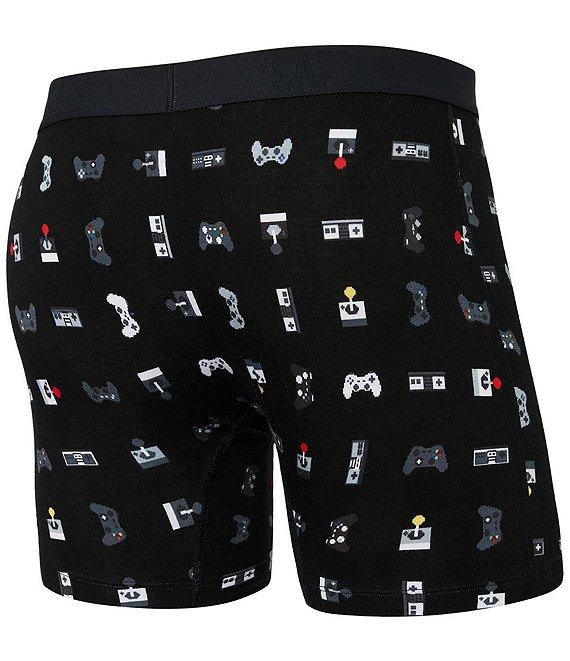 SAXX Vibe Xtra Super Soft Gamer Printed 6#double; Inseam Boxer Briefs Product Image
