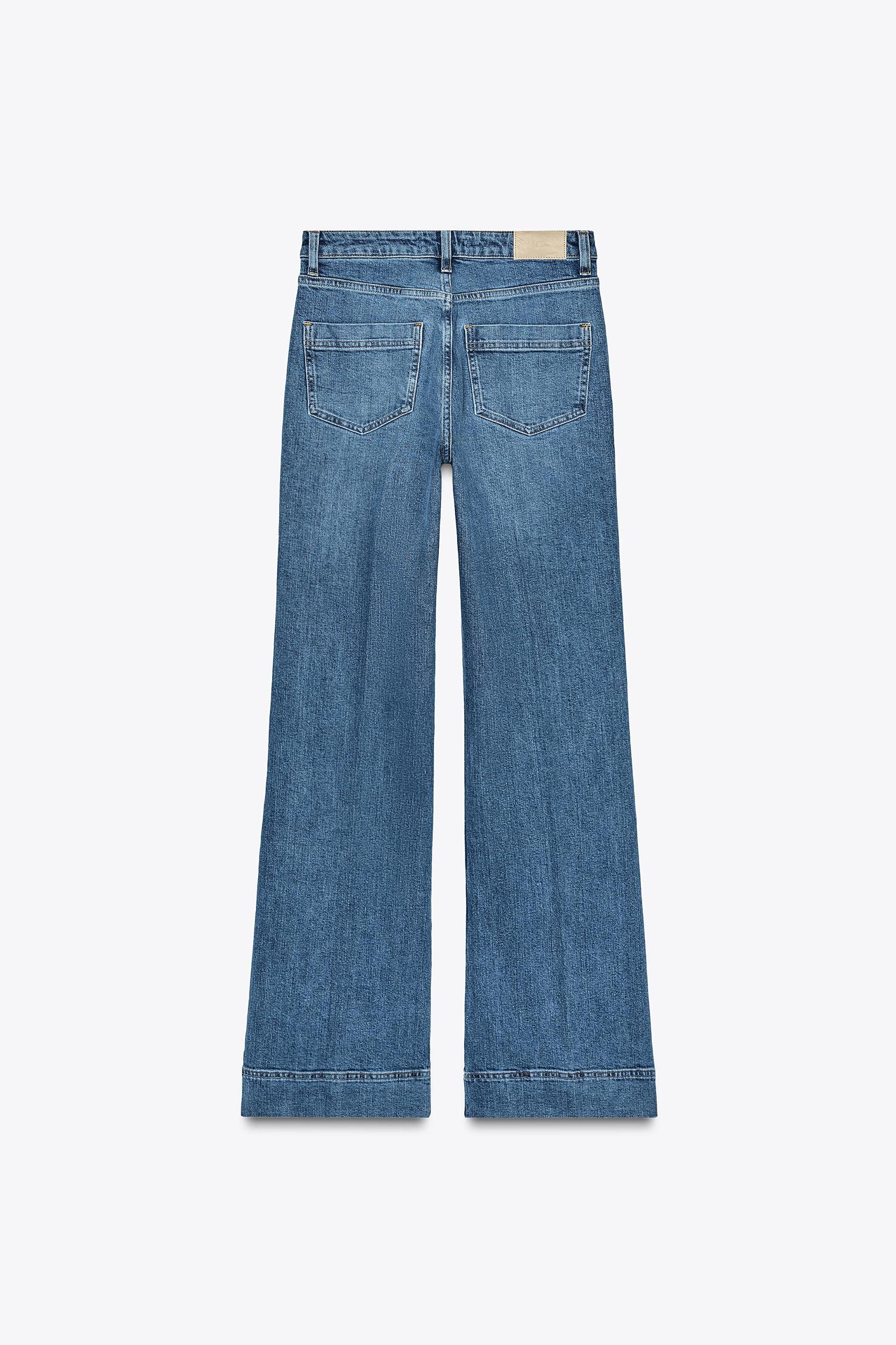 Z1975 HIGH-WAIST PATCH POCKET JEANS Product Image