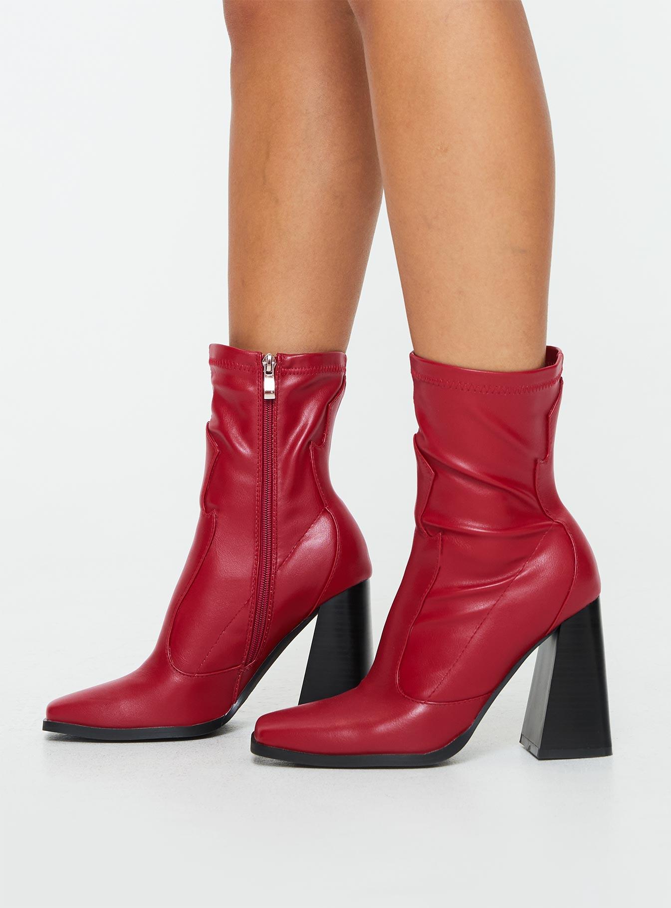 Hailee Boots Red Product Image