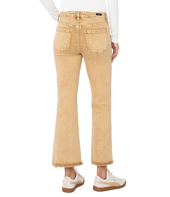 Liverpool Los Angeles Hannah Frayed Hem Cropped Flare Leg Jeans Product Image