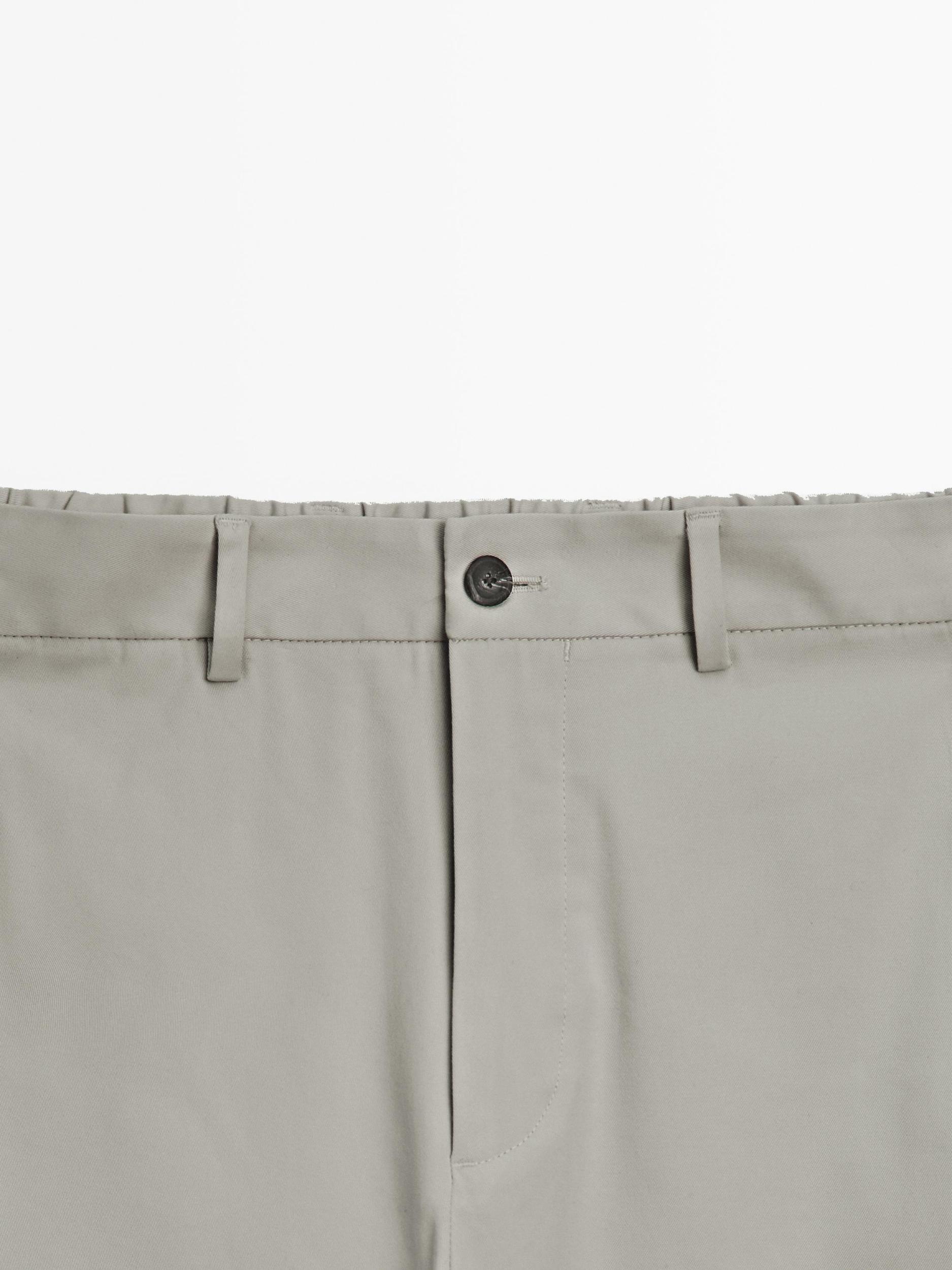 Cotton blend semi joggers Product Image