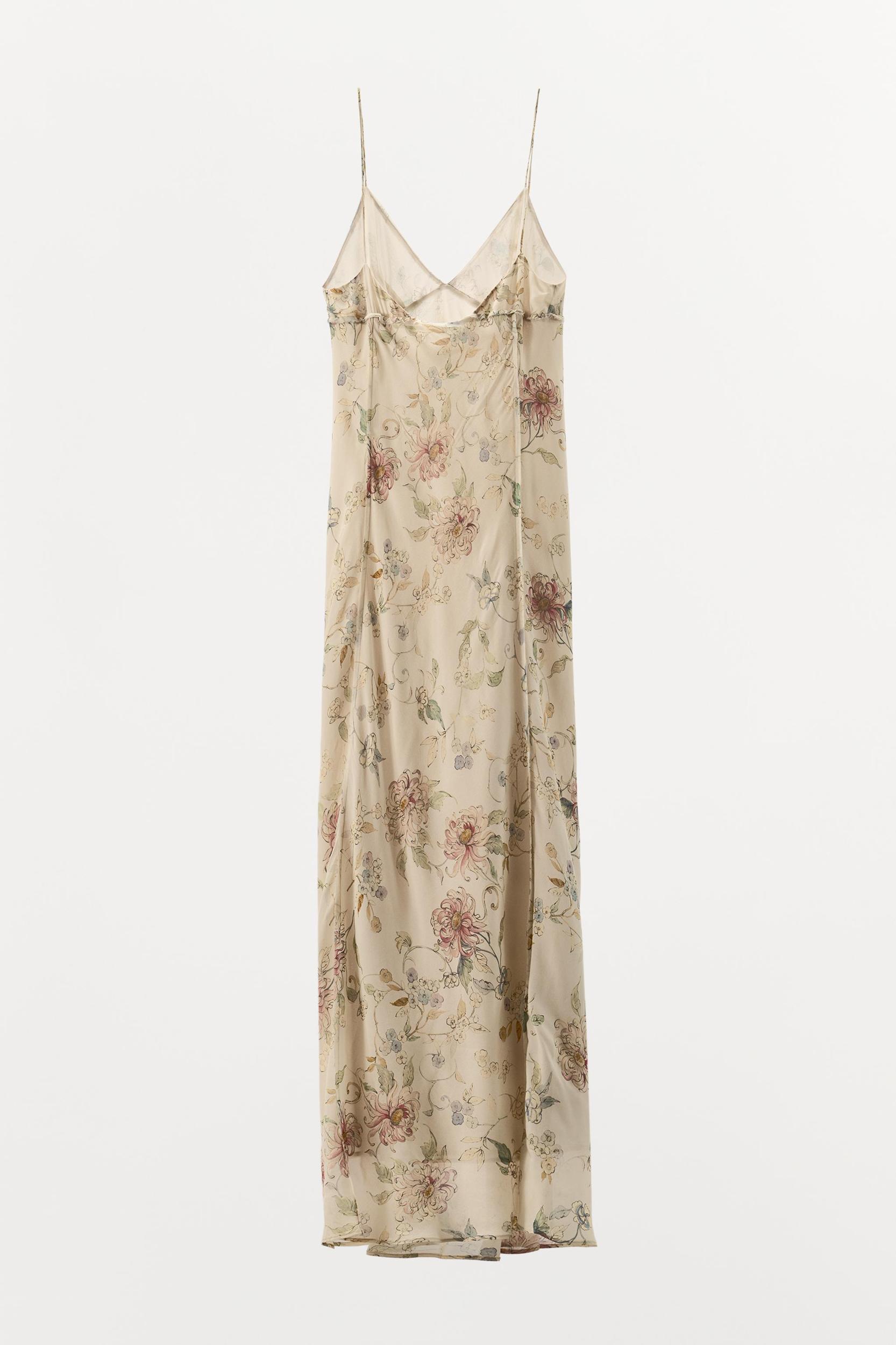 FLORAL PRINT STRAPPY DRESS Product Image