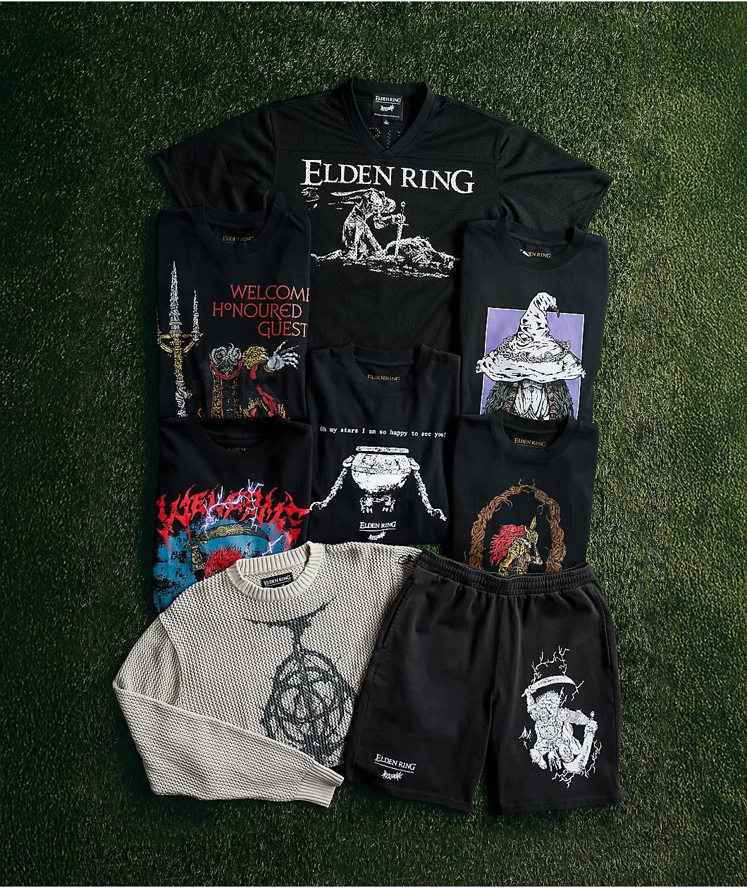 Welcome x Elden Ring Ranni Black T-Shirt Product Image