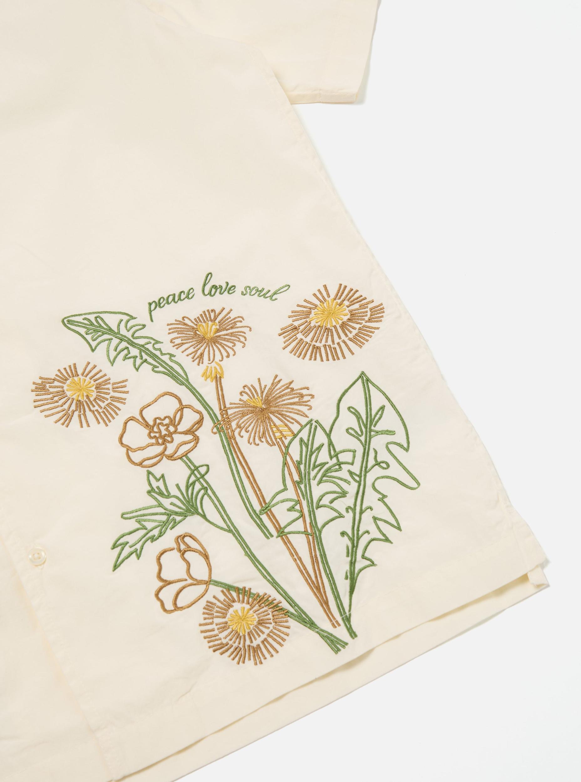 Flower Mountain x Universal Works Ecru Broadcloth Minari Shirt Product Image