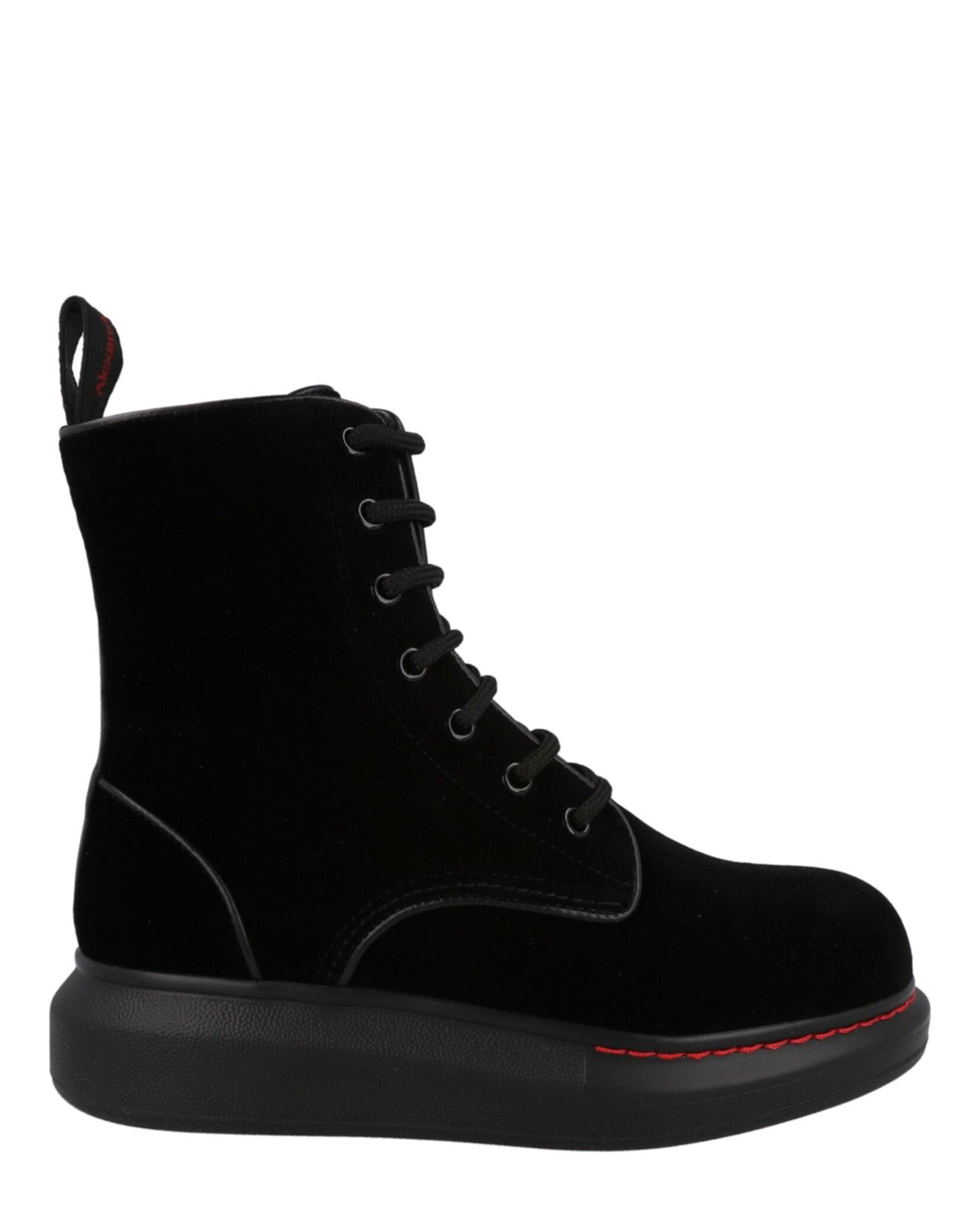 Alexander McQueen Women's Hybrid Lace Up Boot Female Product Image