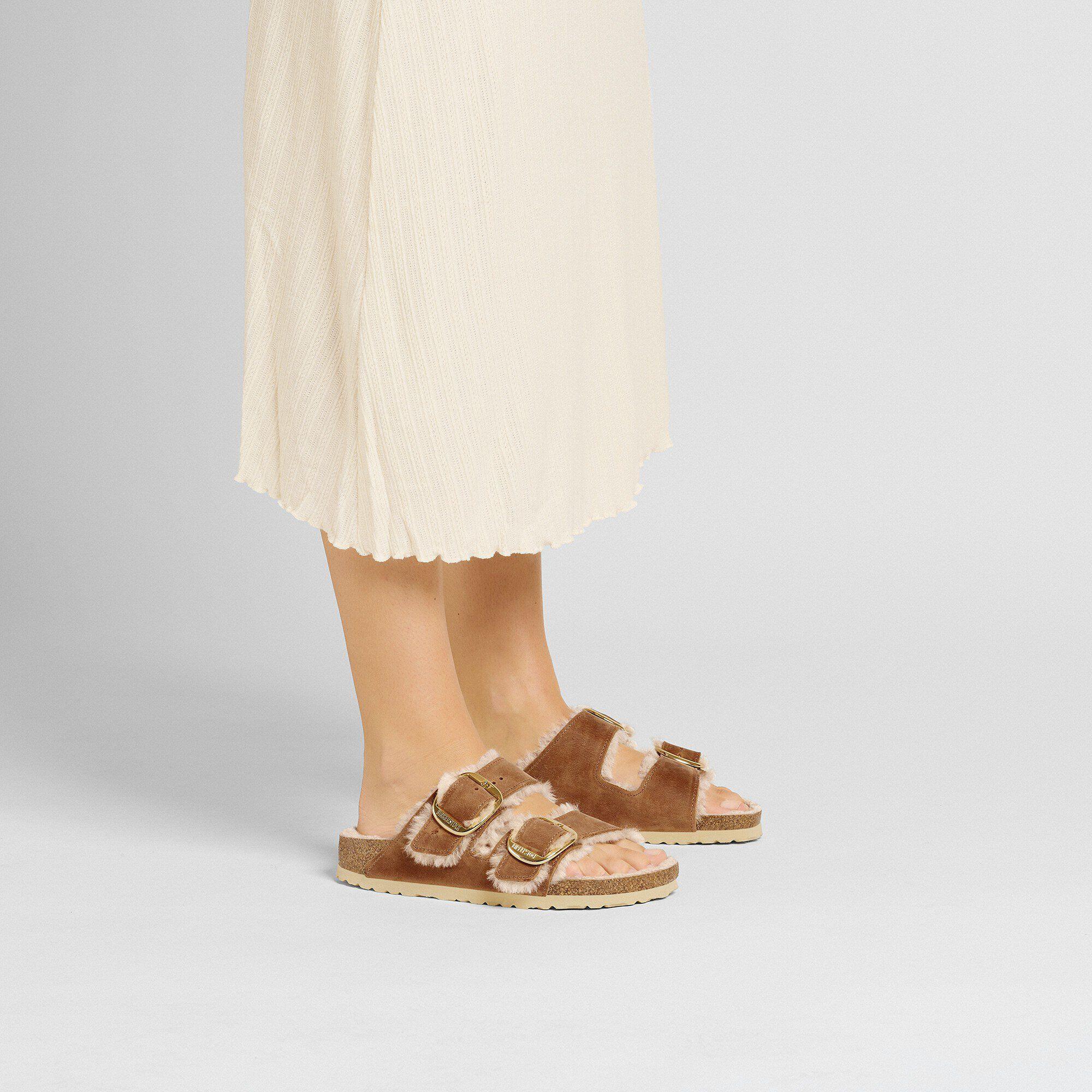 Arizona Big Buckle Shearling Natural Leather Oiled Product Image