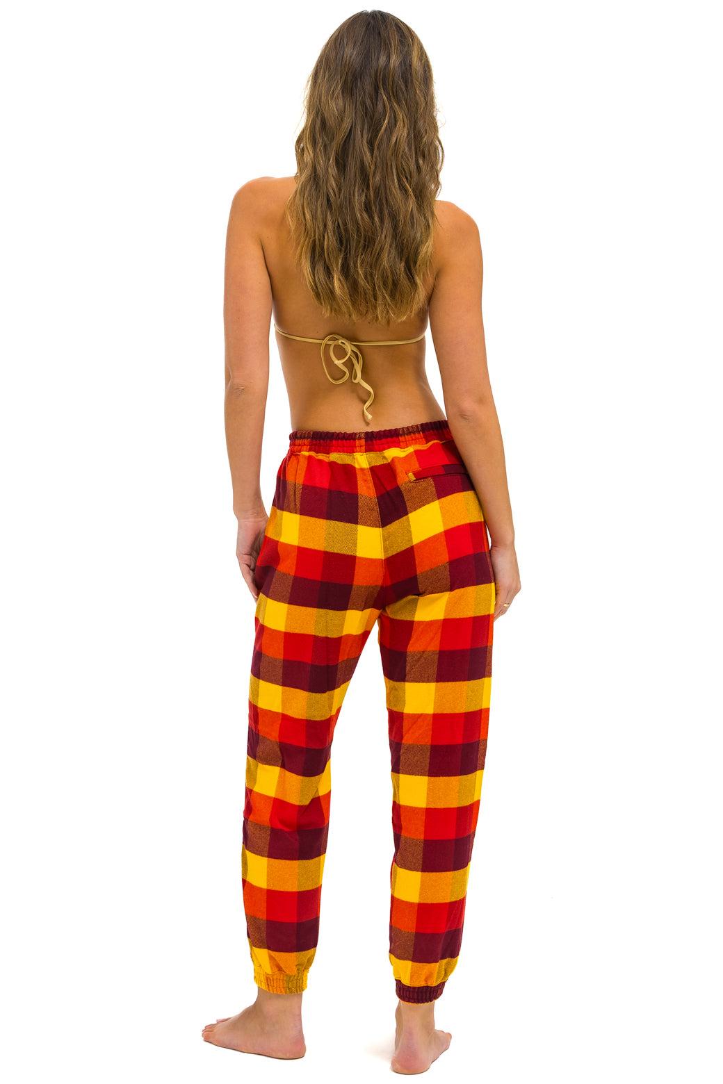 PLAID LODGE PANT - SURFY PLAID Female Product Image