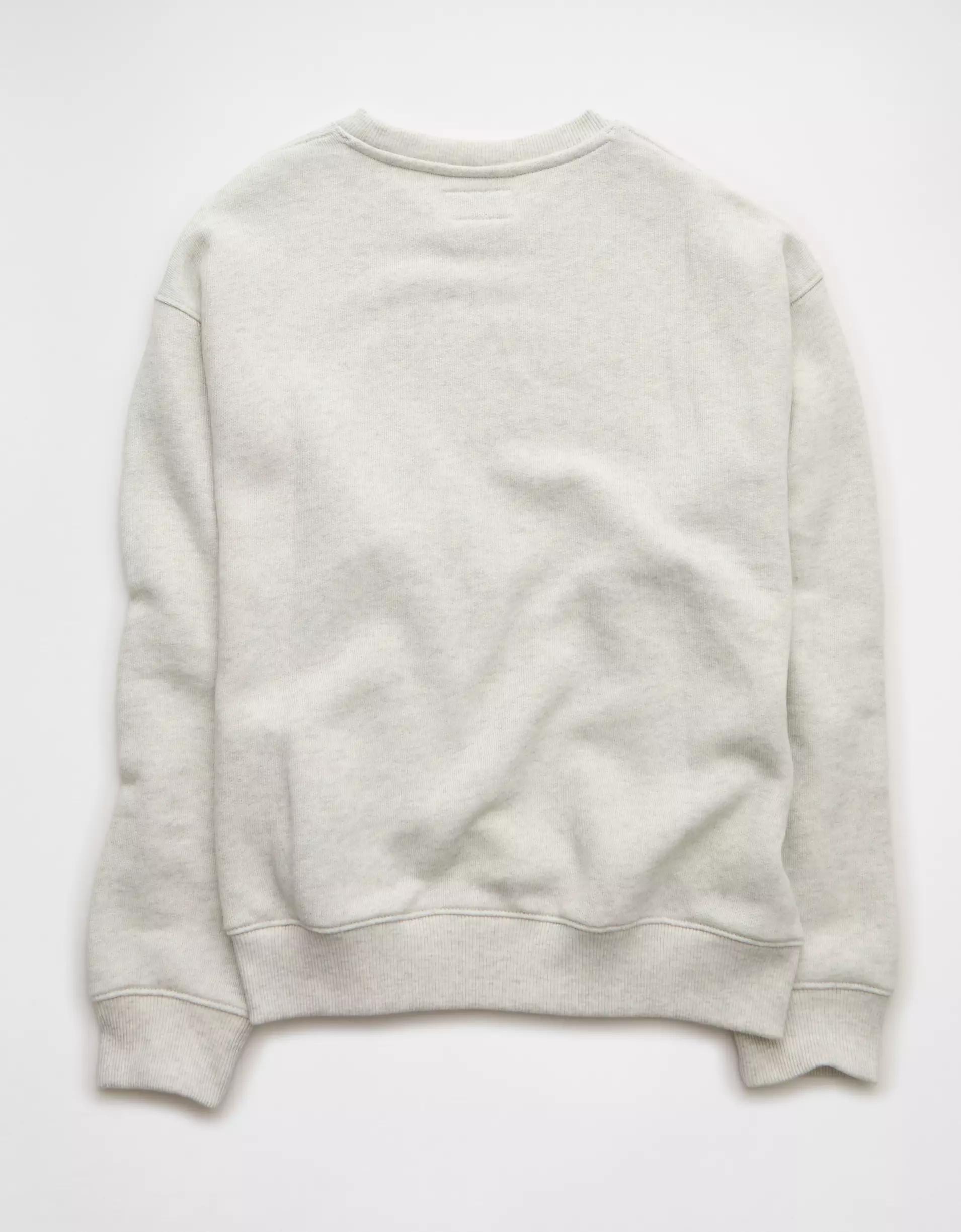 AE NFL Miami Dolphins Graphic Relaxed Fit Sweatshirt Product Image