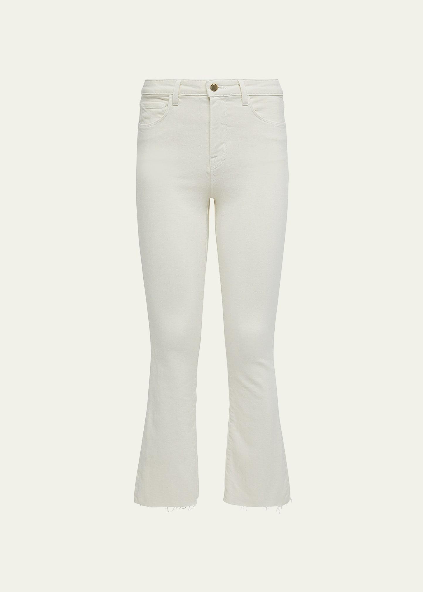 Womens Kendra High-Rise Flared Leg Jeans Product Image