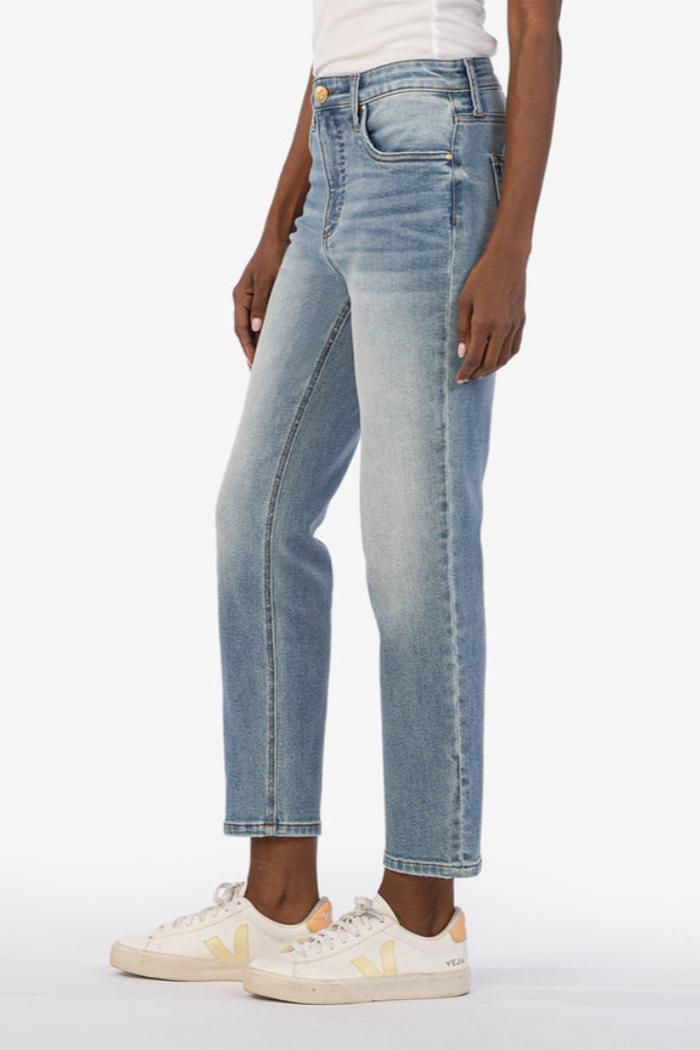 Rachael High Rise Mom Jean- Coherently Medium Wash Product Image