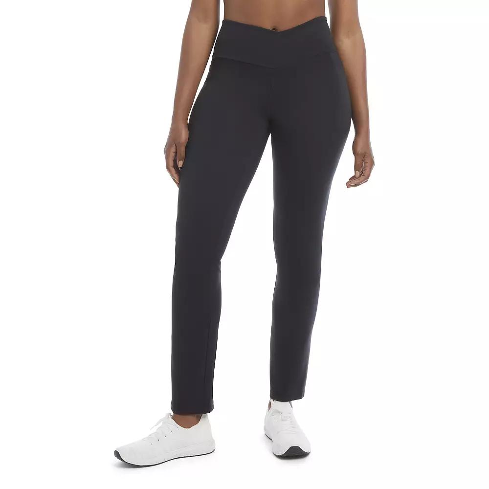 Women's Danskin Studio Crosswaist Flare Pants,  Product Image