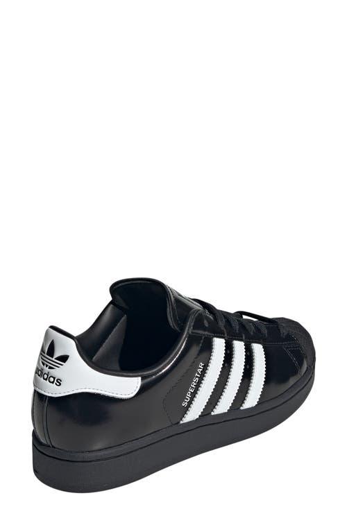 adidas Superstar II Sneaker in Black/Black/White at Nordstrom, Size 10.5 Women's Product Image