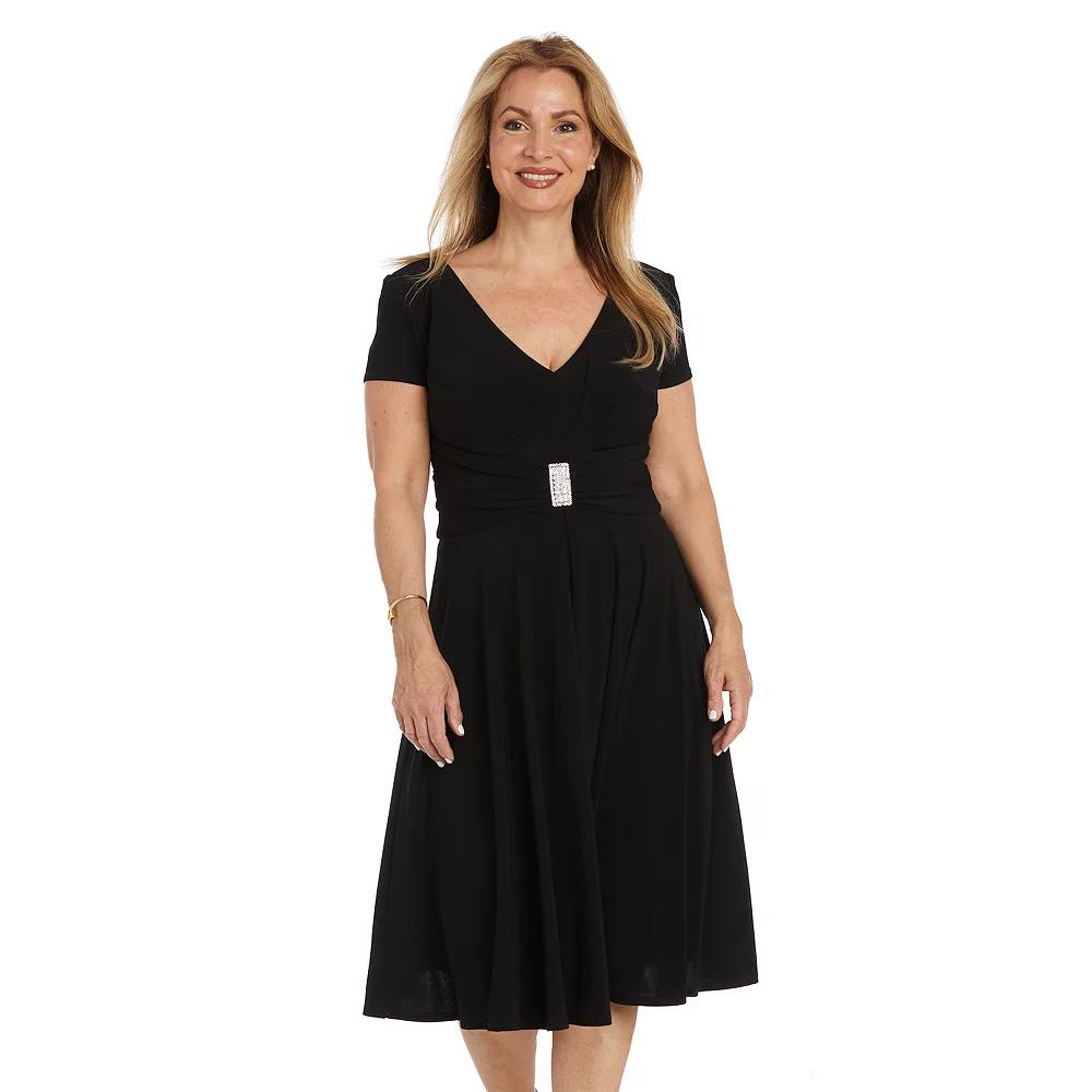 Women's R&M Richards Sculpt Waist Fit And Flare Dress,  Product Image