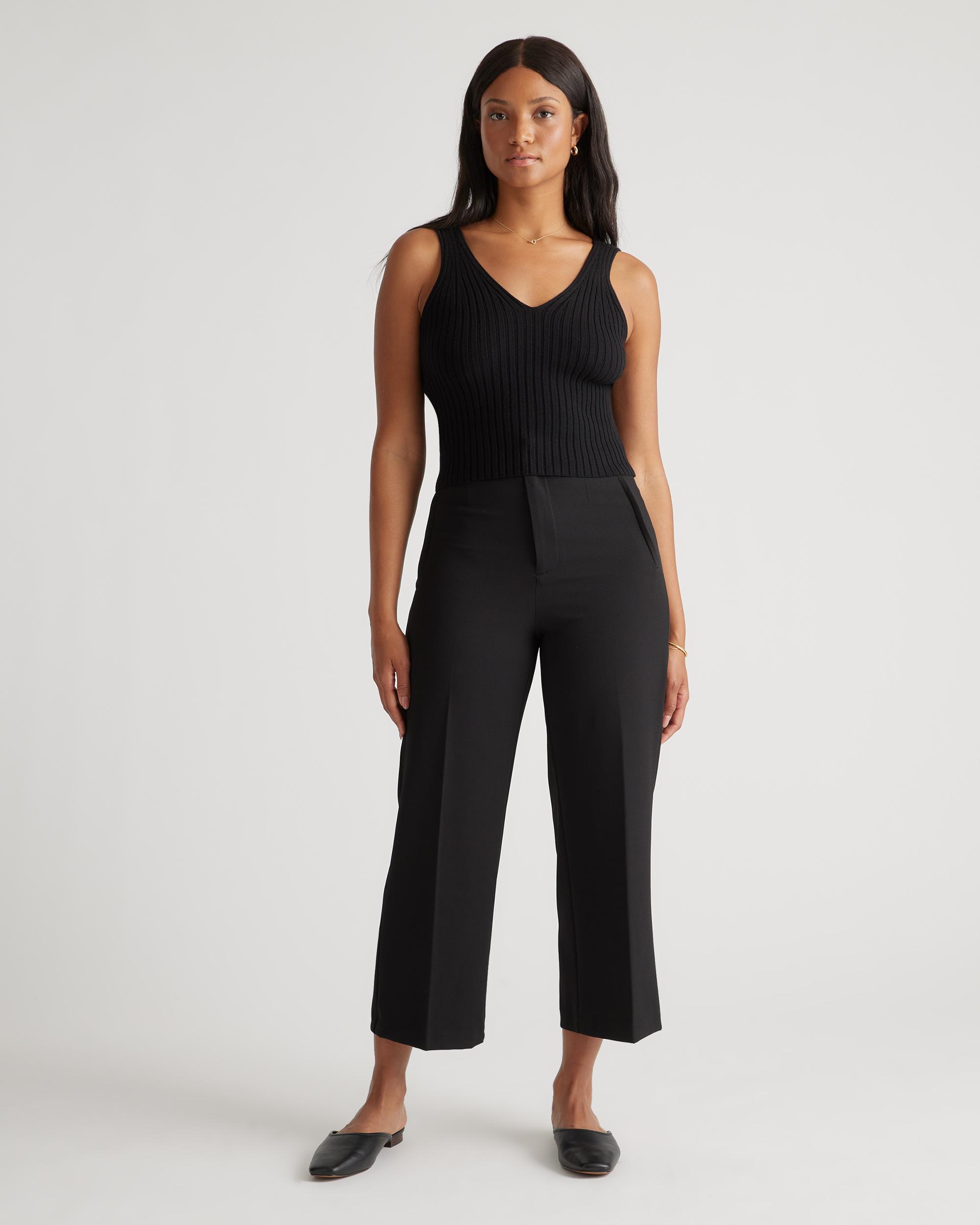 Quince | Women's Eco-Knit Cropped Sweater Tank Top Size XL, Lenzing Modal Product Image