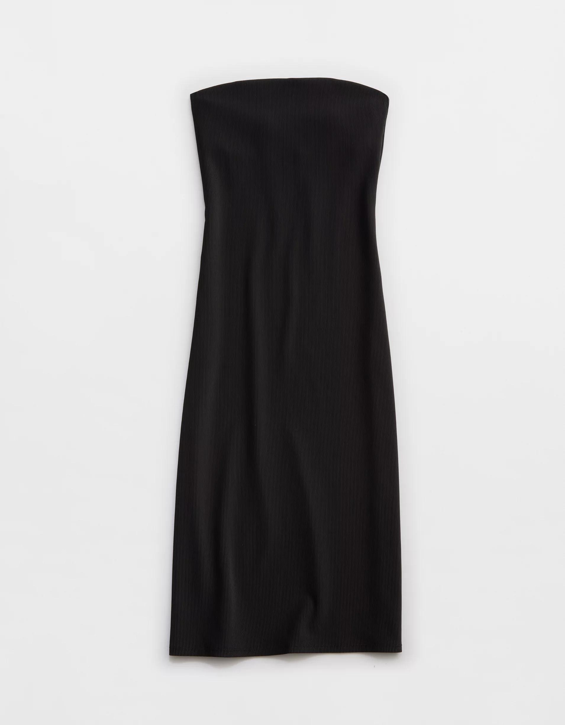 OFFLINE By Aerie Stripe Rib Night Out Midi Tube Dress Product Image