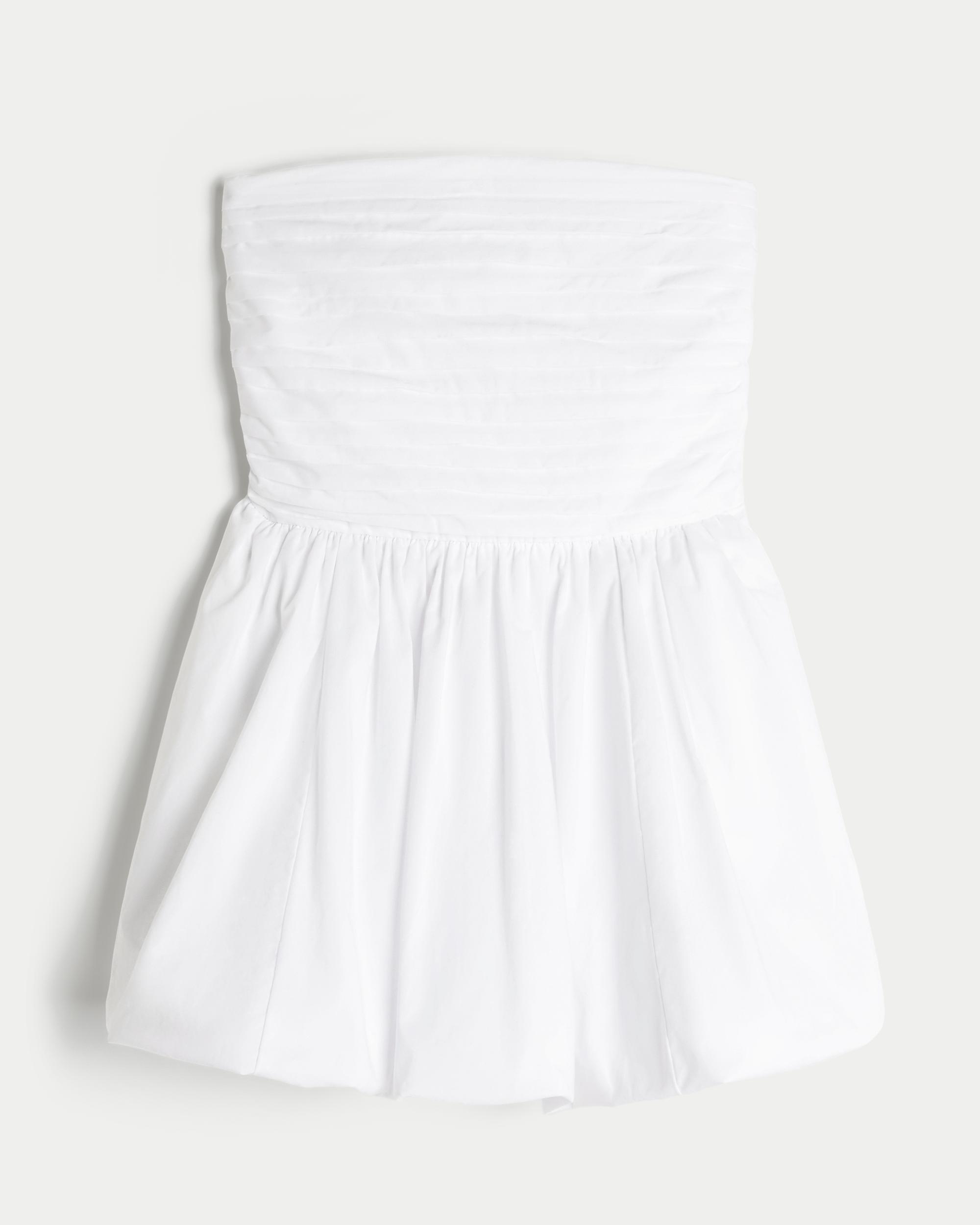 Ruched Bubble Skort Dress Product Image