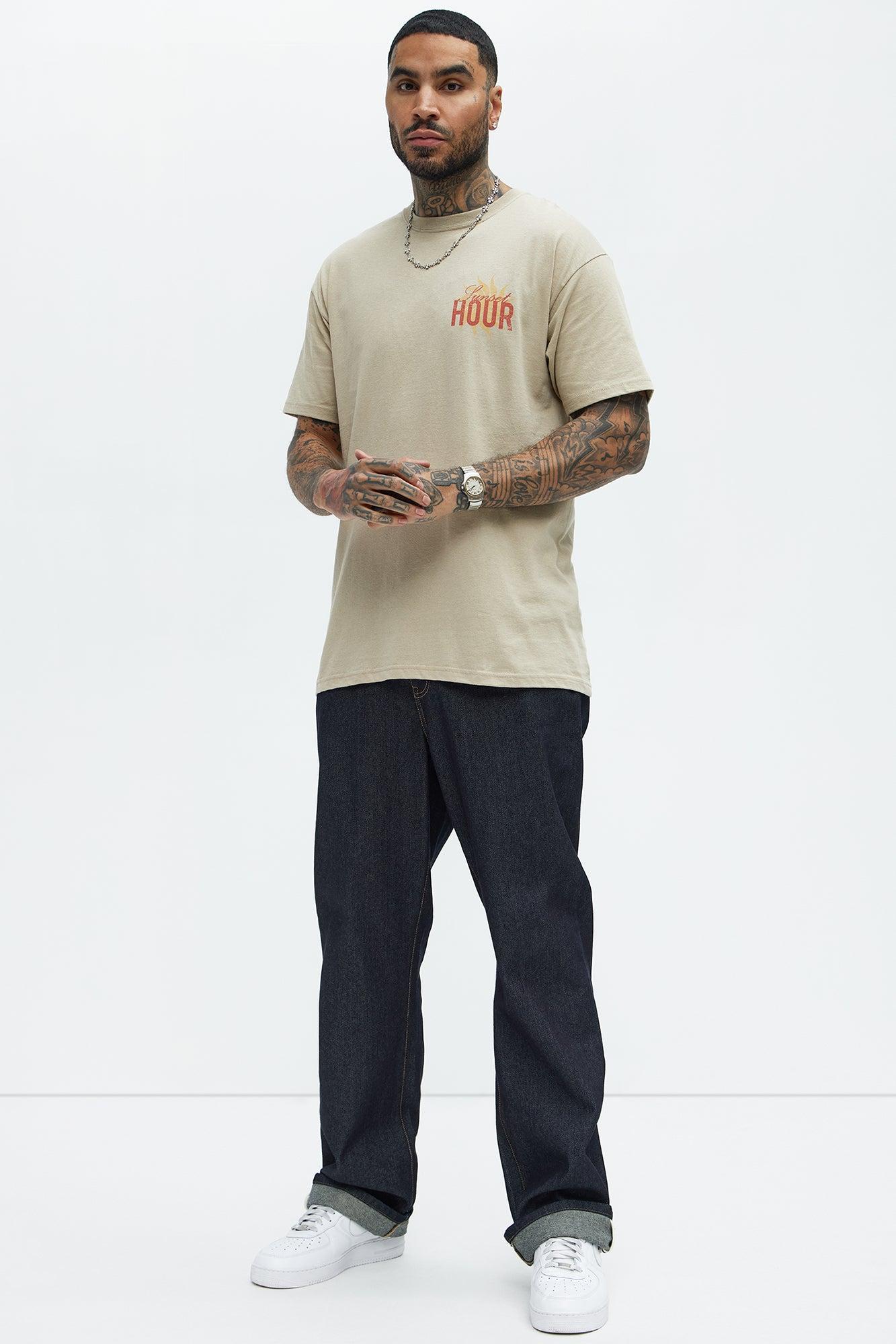 Sunset Hour Short Sleeve Tee - Sand Product Image