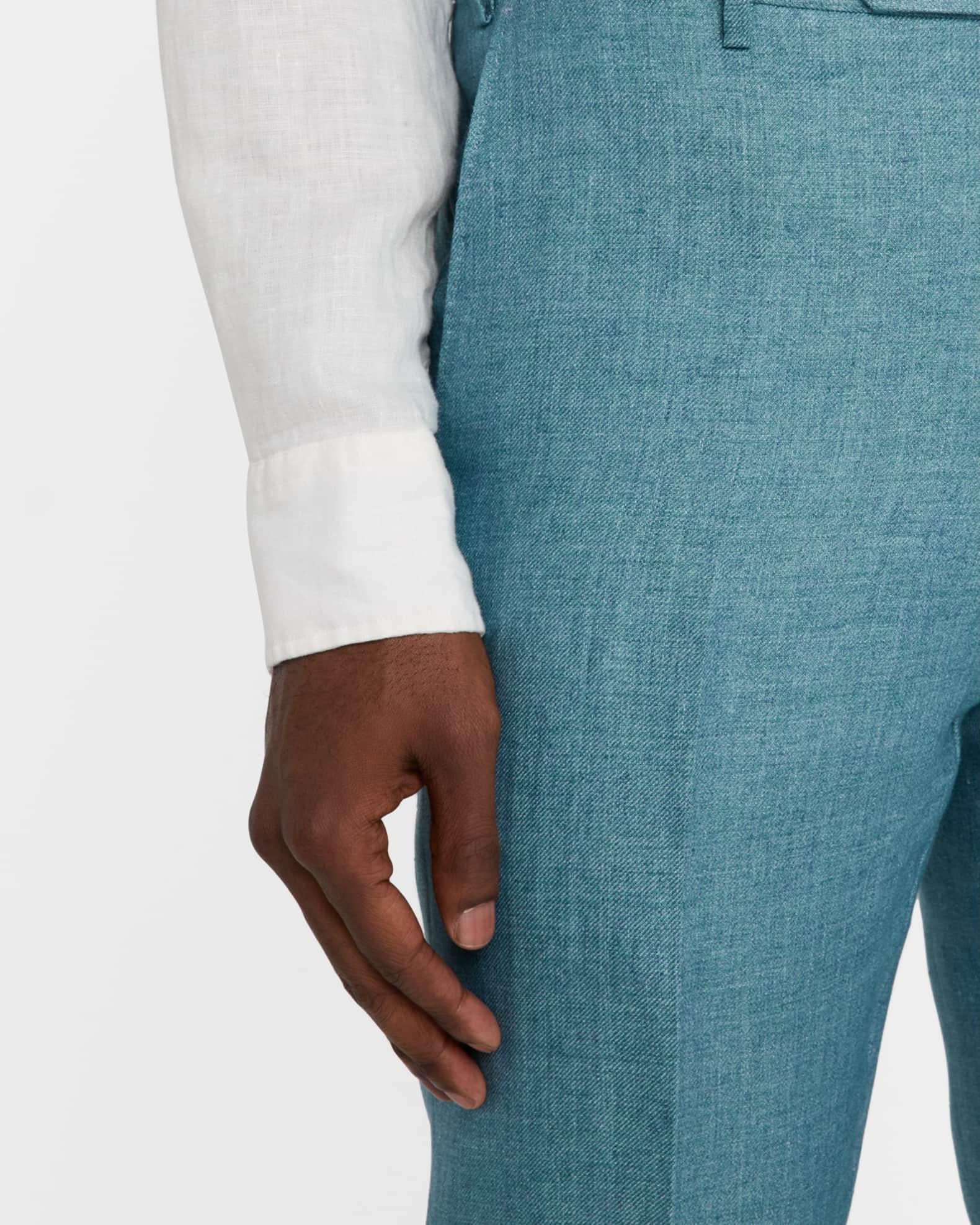 Men's Parker Linen Flat-Front Pants Product Image