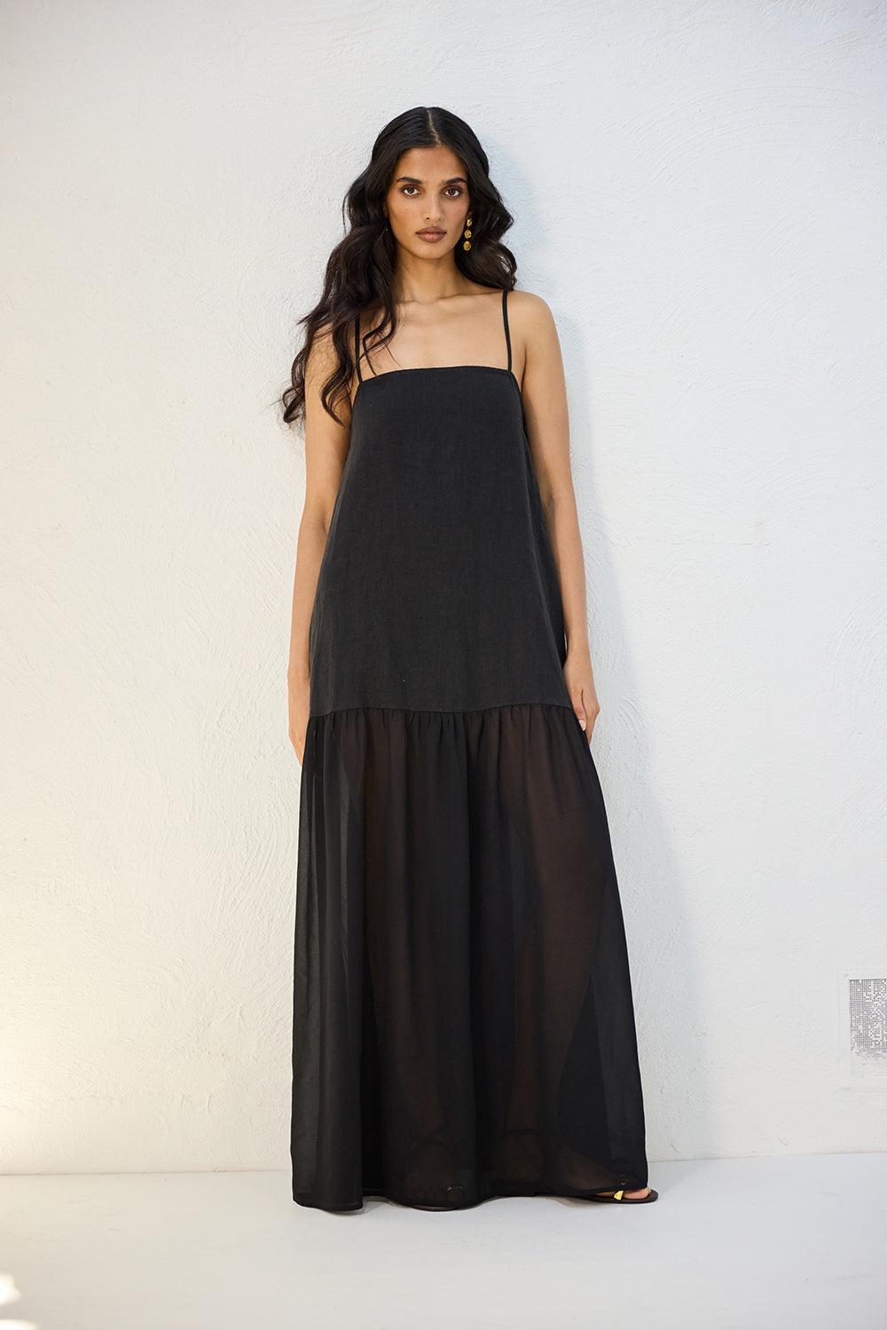 Nora Maxi Dress Black Product Image