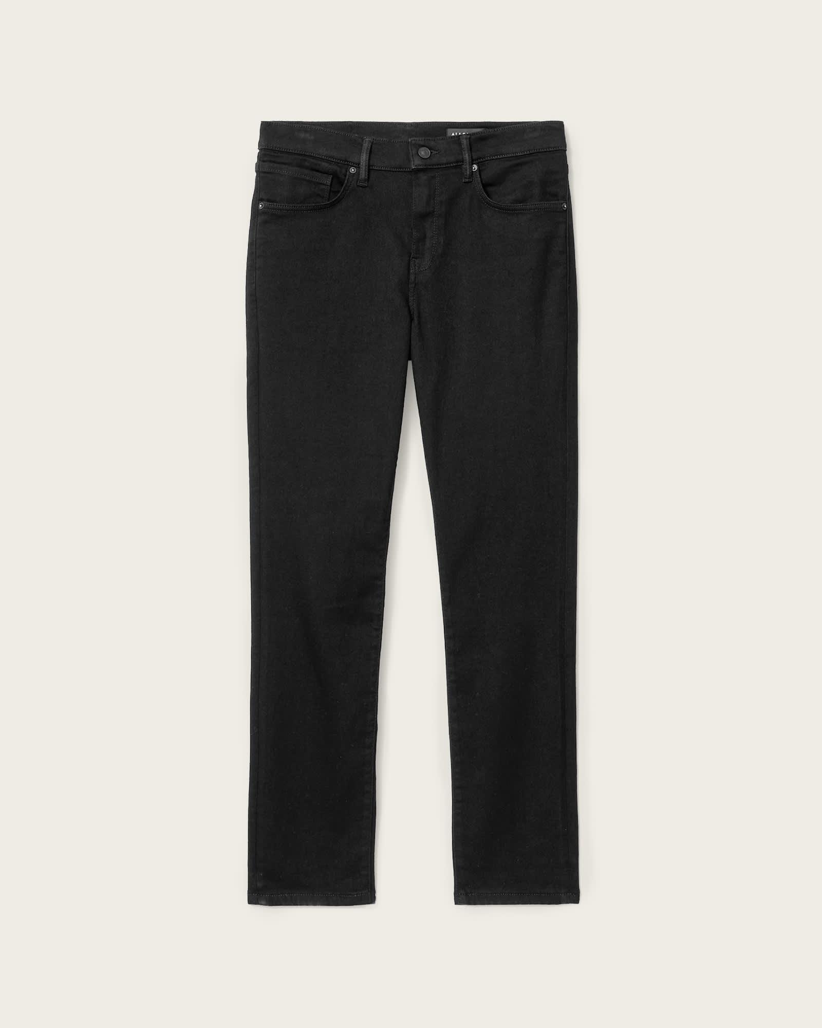 Blade Skinny Denim Jeans Jet Black | ALLSAINTS US Product Image