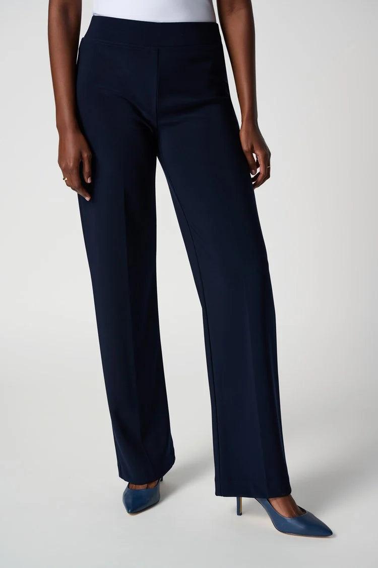 Classic Wide Leg Pant - Midnight Blue Product Image