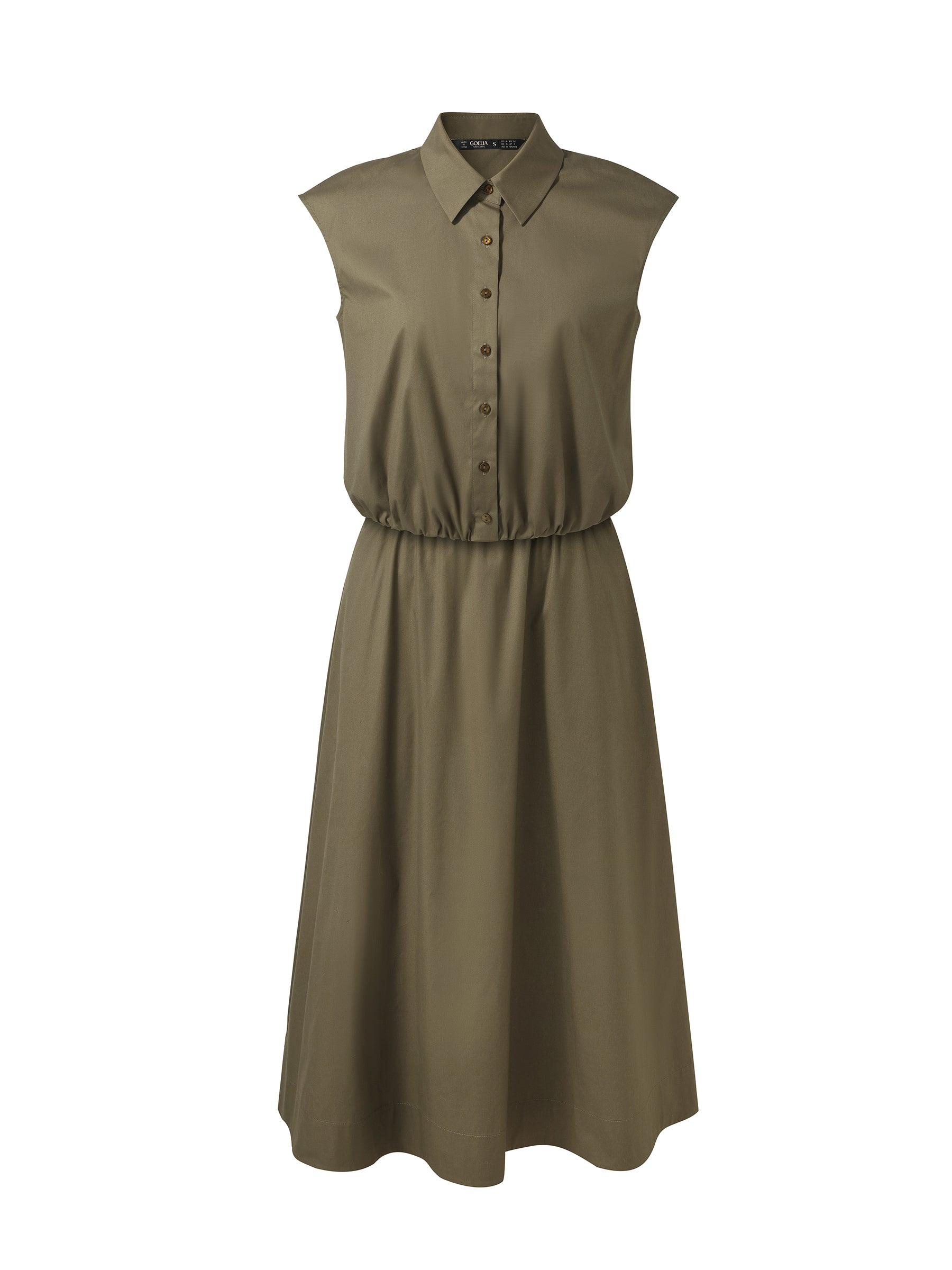 Cap Sleeve Elastic Hem Top And A-Line Skirt Two-Piece Set Product Image