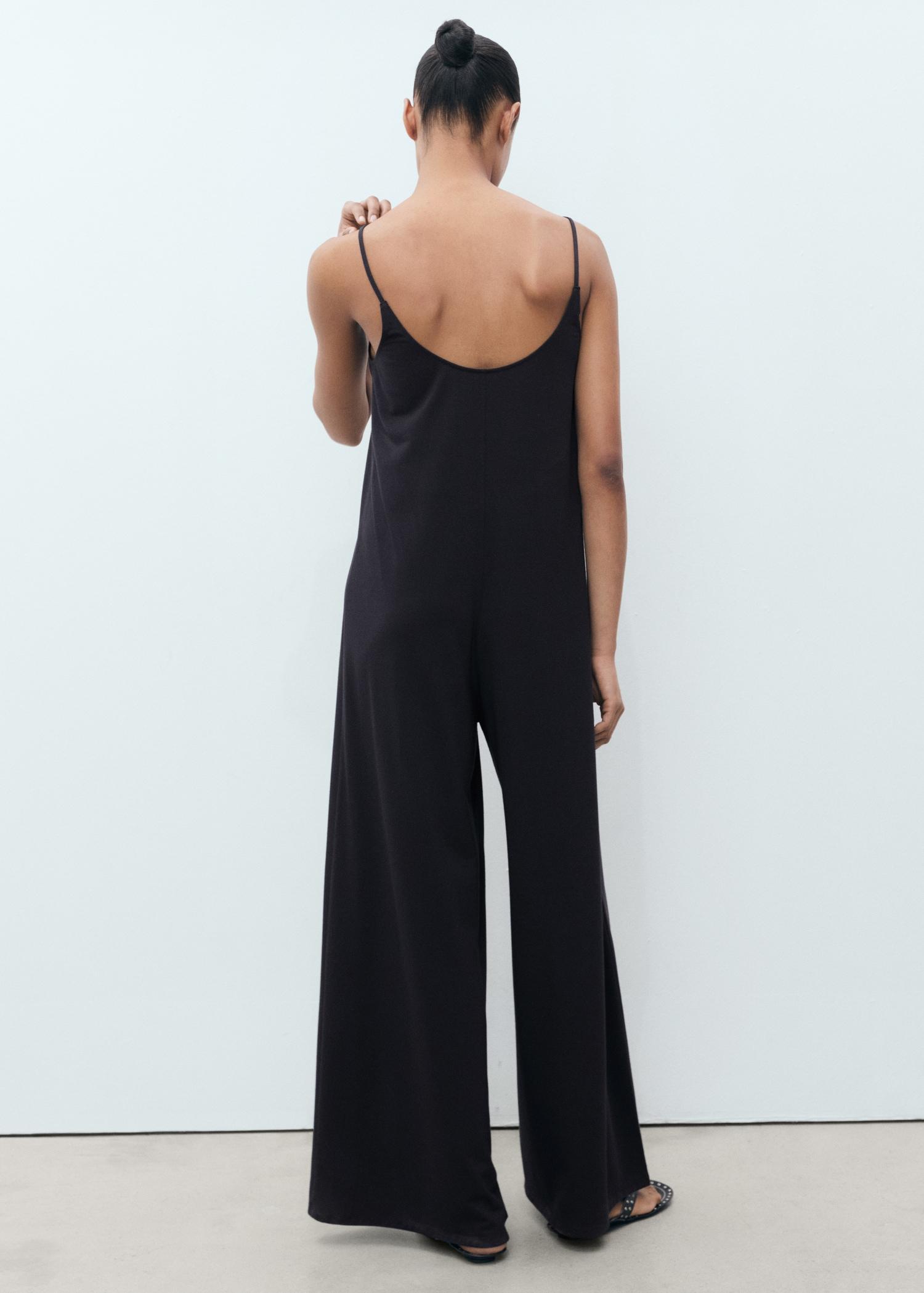 Shift long jumpsuit - Women | MANGO USA Product Image