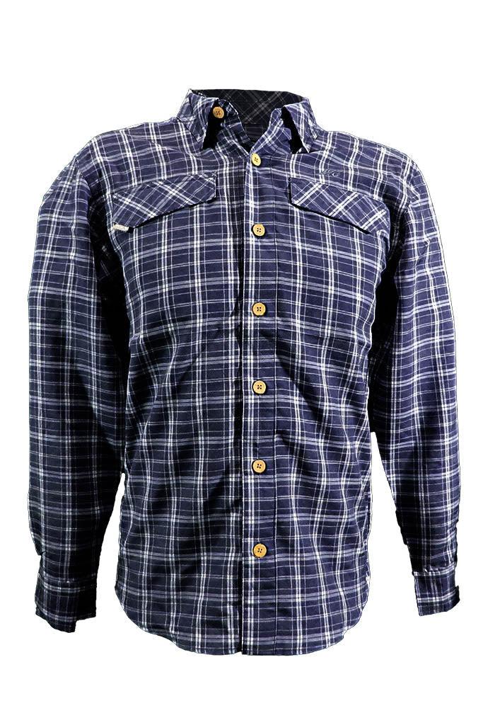 Mojo Sportswear Company Coastal Plaid Short Sleeve Men's Fishing Shirt Product Image