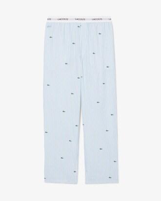 Printed Striped Cotton Pyjama Bottoms Product Image