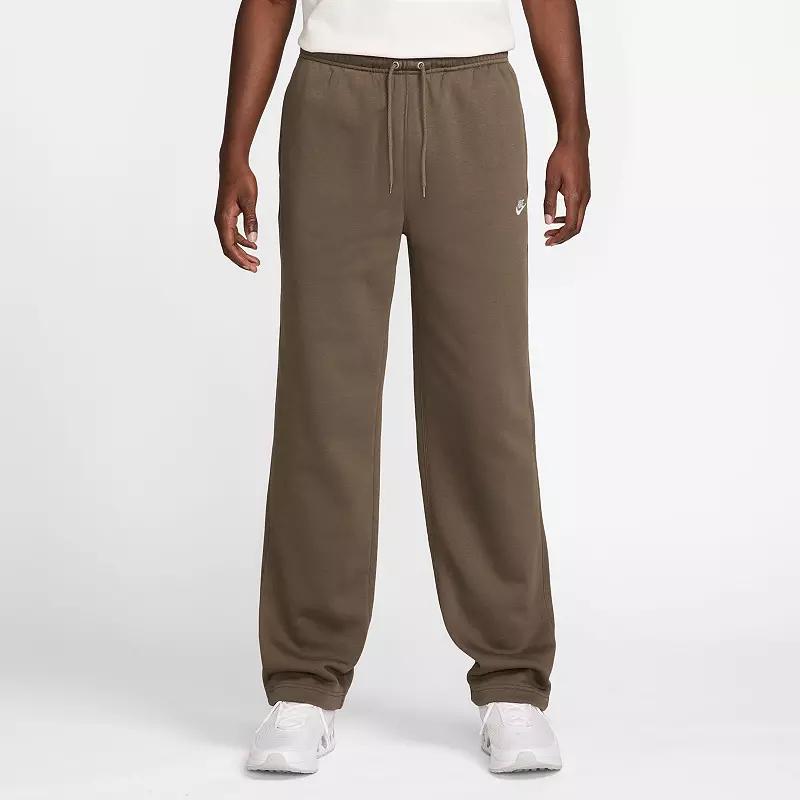 Nike Mens Club Open-Hem Fleece Pants | FN3730-451 Product Image
