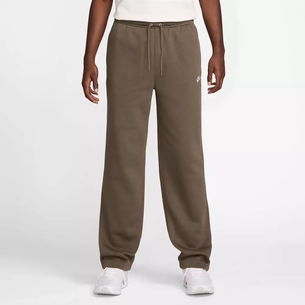 Nike Mens Club Open-Hem Fleece Pants | FN3730-451 Product Image