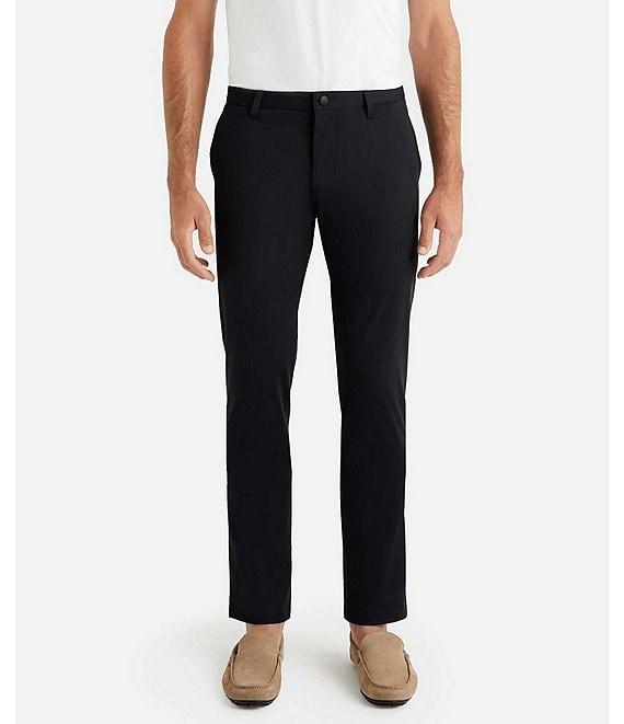 RHONE Slim Fit Flat Front Commuter Stretch Pants Product Image