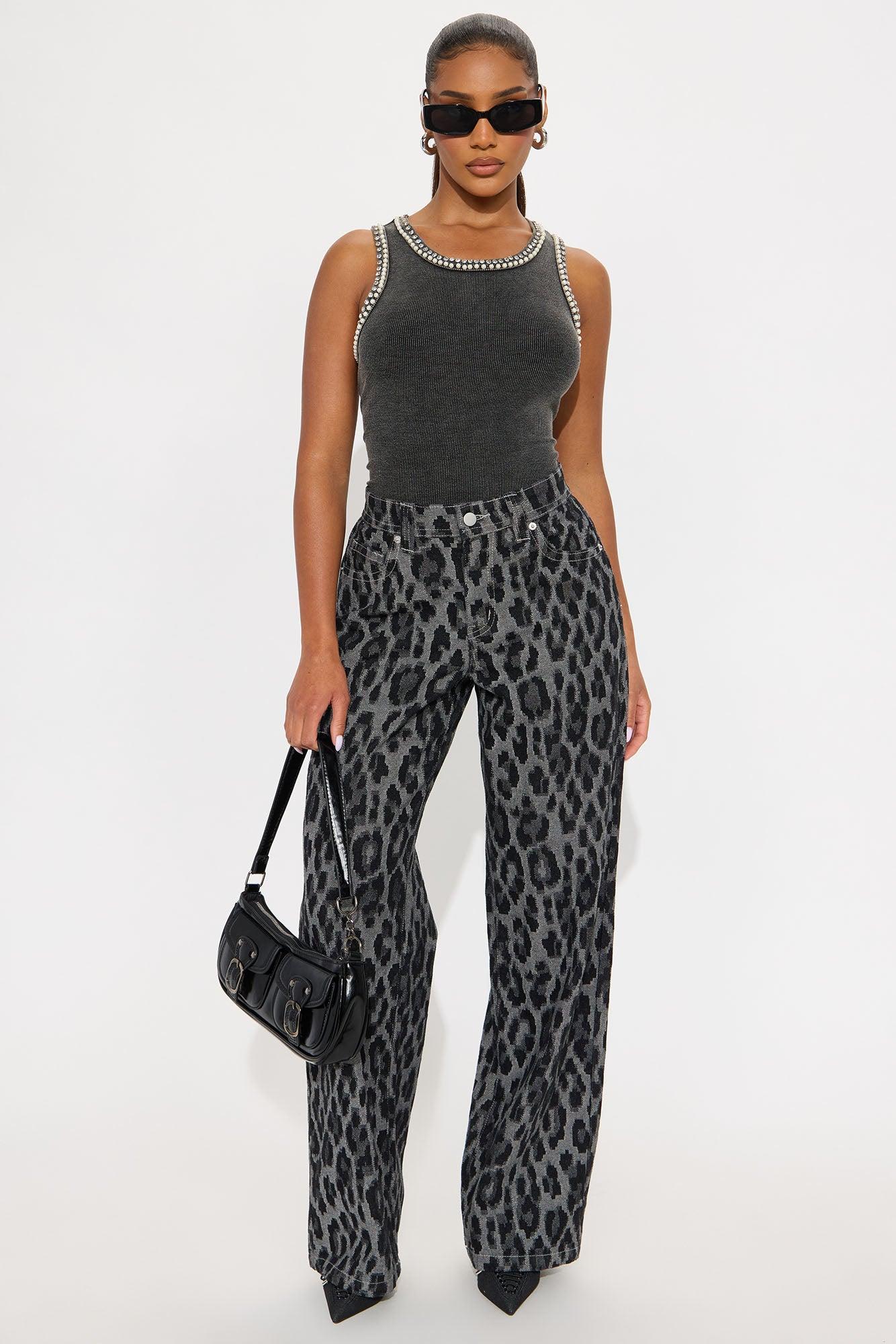 Aleka Rhinestone Ribbed Tank Top - Black Wash Female Product Image