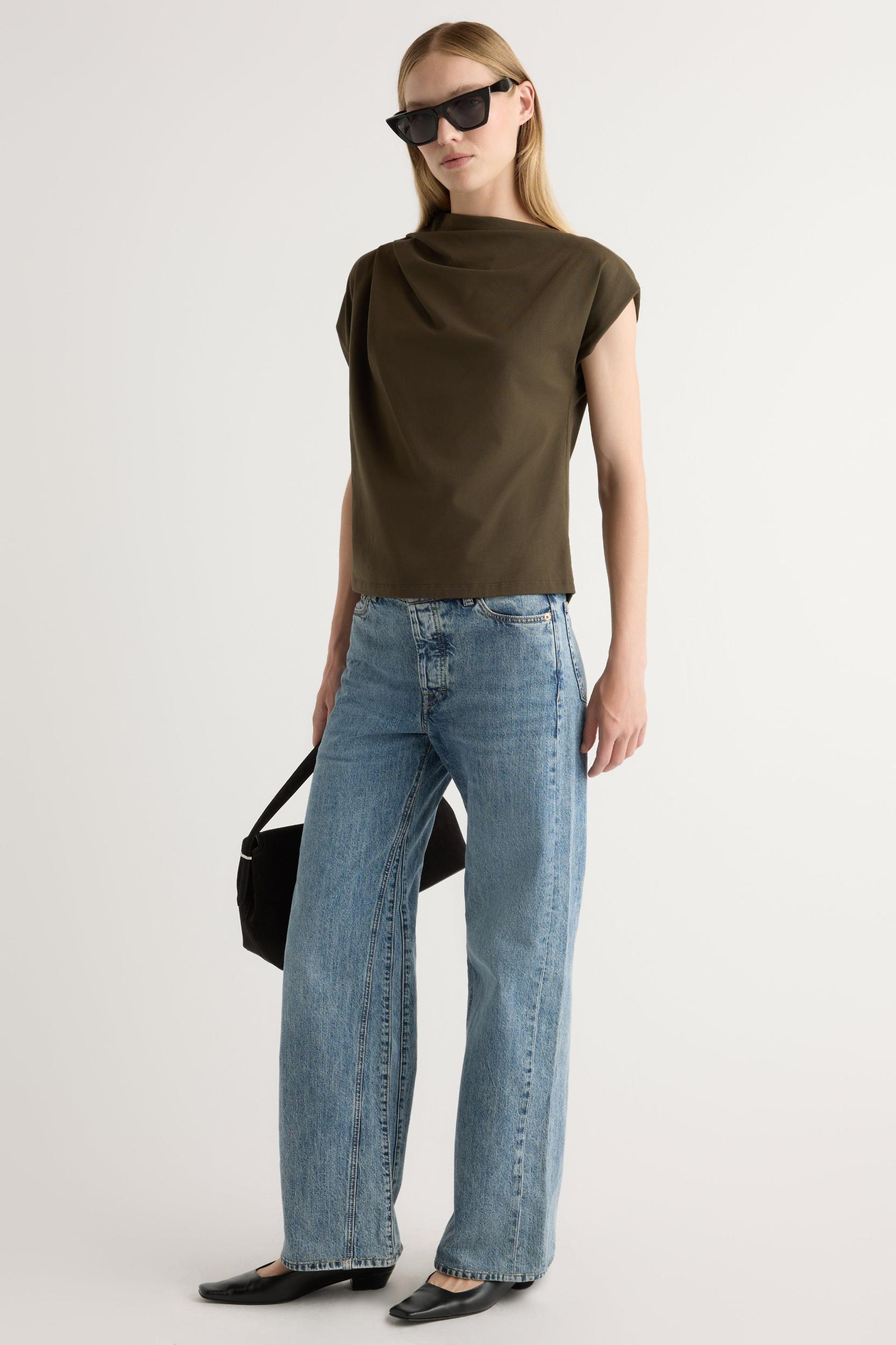 Kenny Asymmetric-Neck Tee Product Image