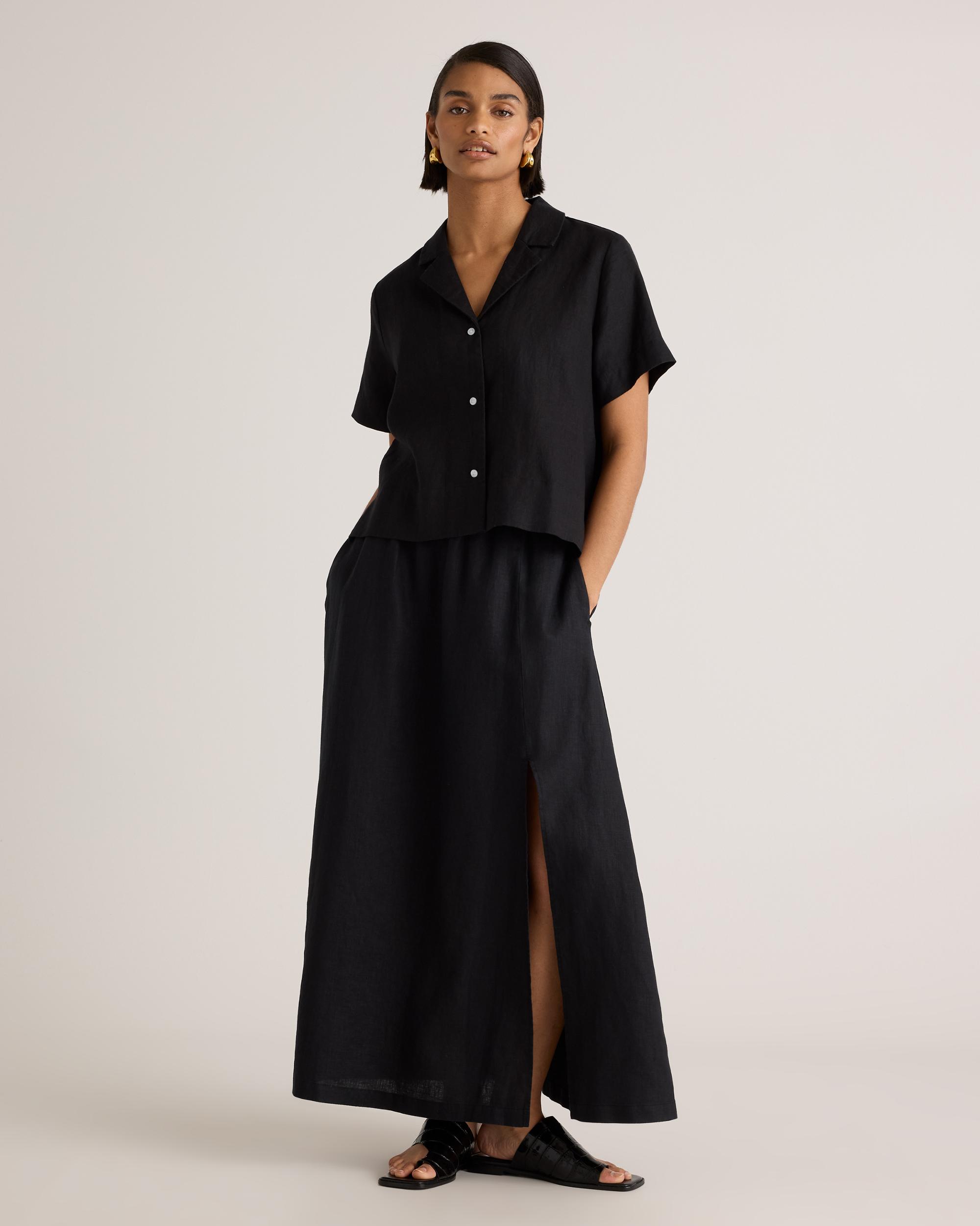 Quince | Women's 100% European Linen Maxi Skirt Product Image