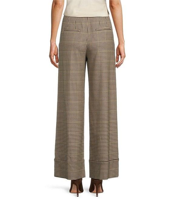 Antonio Melani Coordinating Sophie Plaid Print Wide Leg Pants Product Image