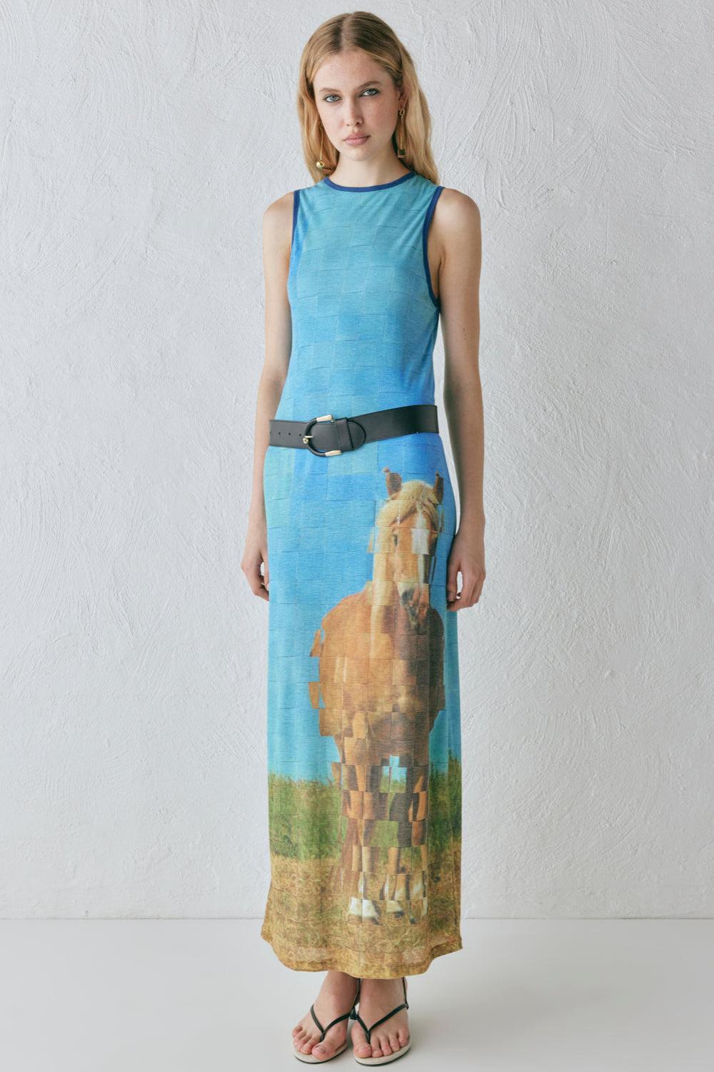 Alexia Maxi Dress Horse Product Image