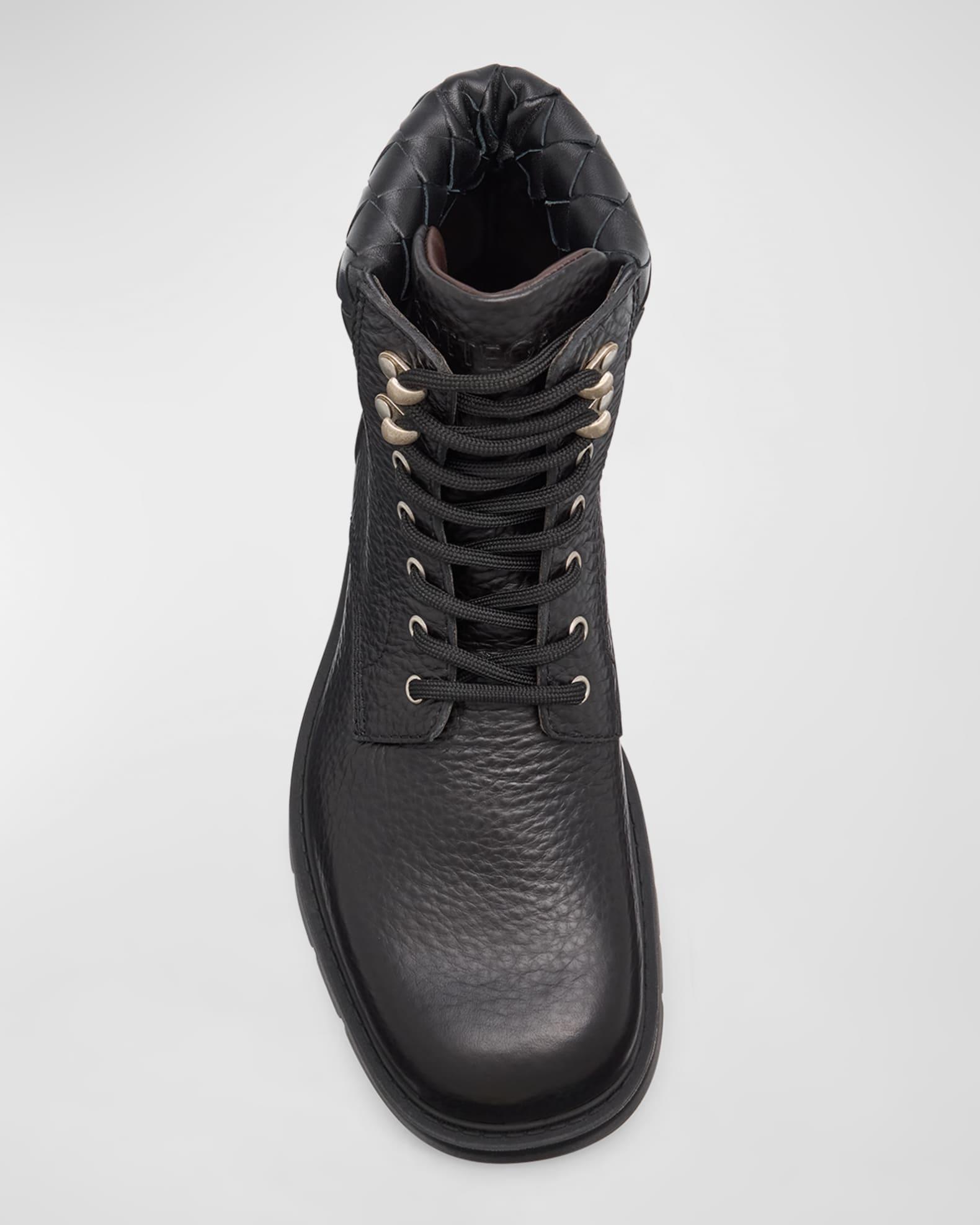 Men's Haddock Leather Lace-Up Ankle Boots Product Image