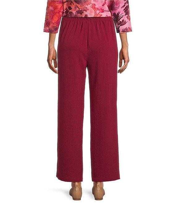 Allison Daley Petite Rhubarb Pull-On Straight Leg Soft Pants Product Image