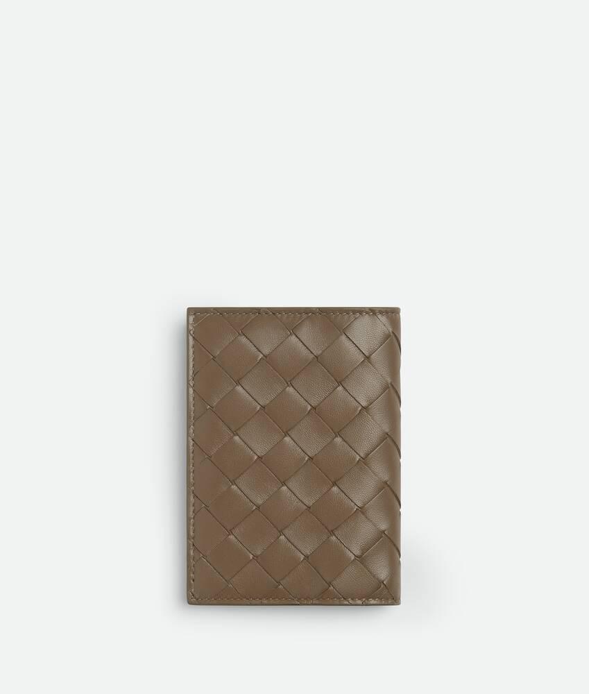 Women's Intrecciato Passport Case in Pinecone Product Image