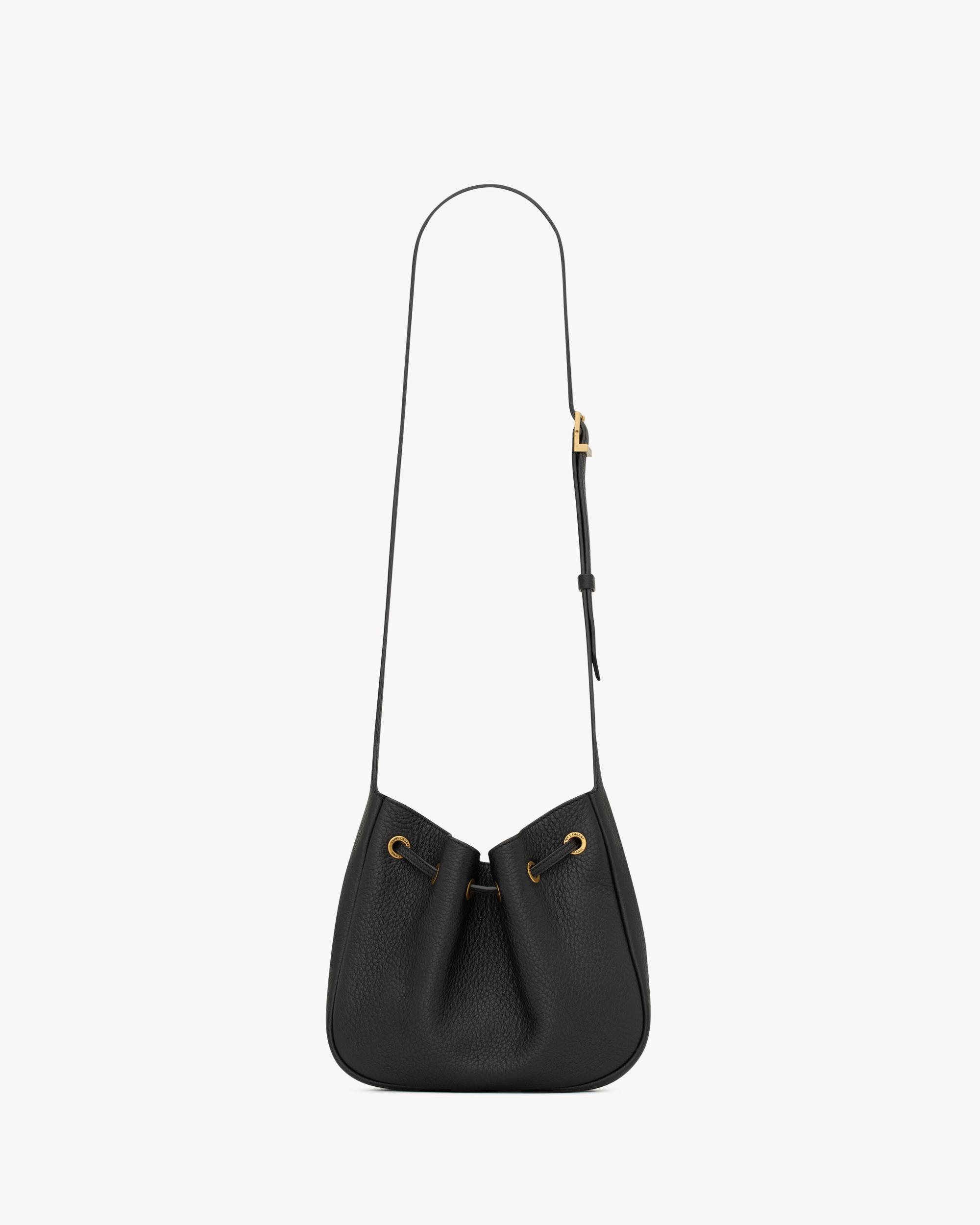 PARIS VII mini hobo in grained leather Product Image