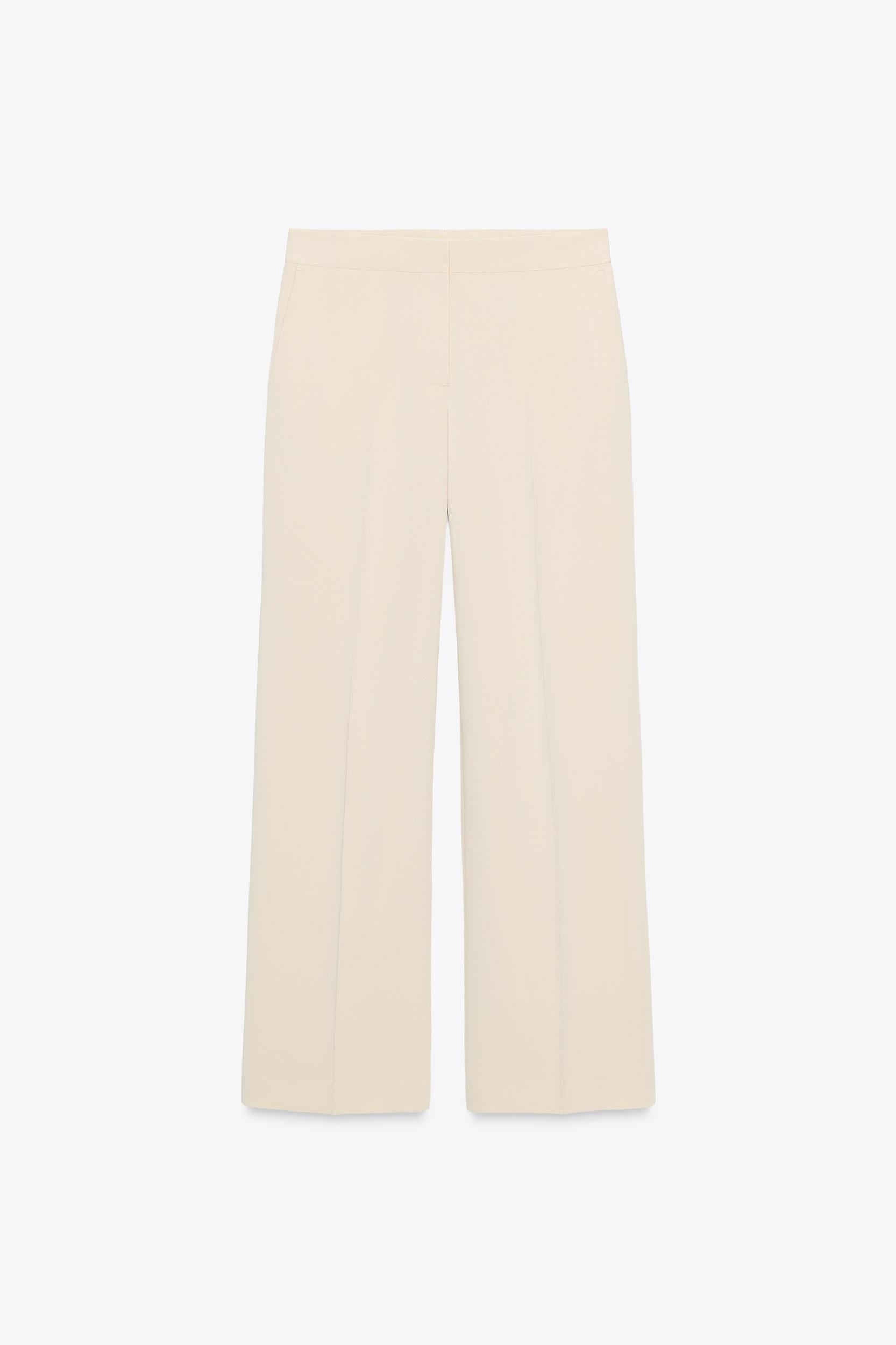 HIGH-WAISTED STRAIGHT LEG PANTS Product Image