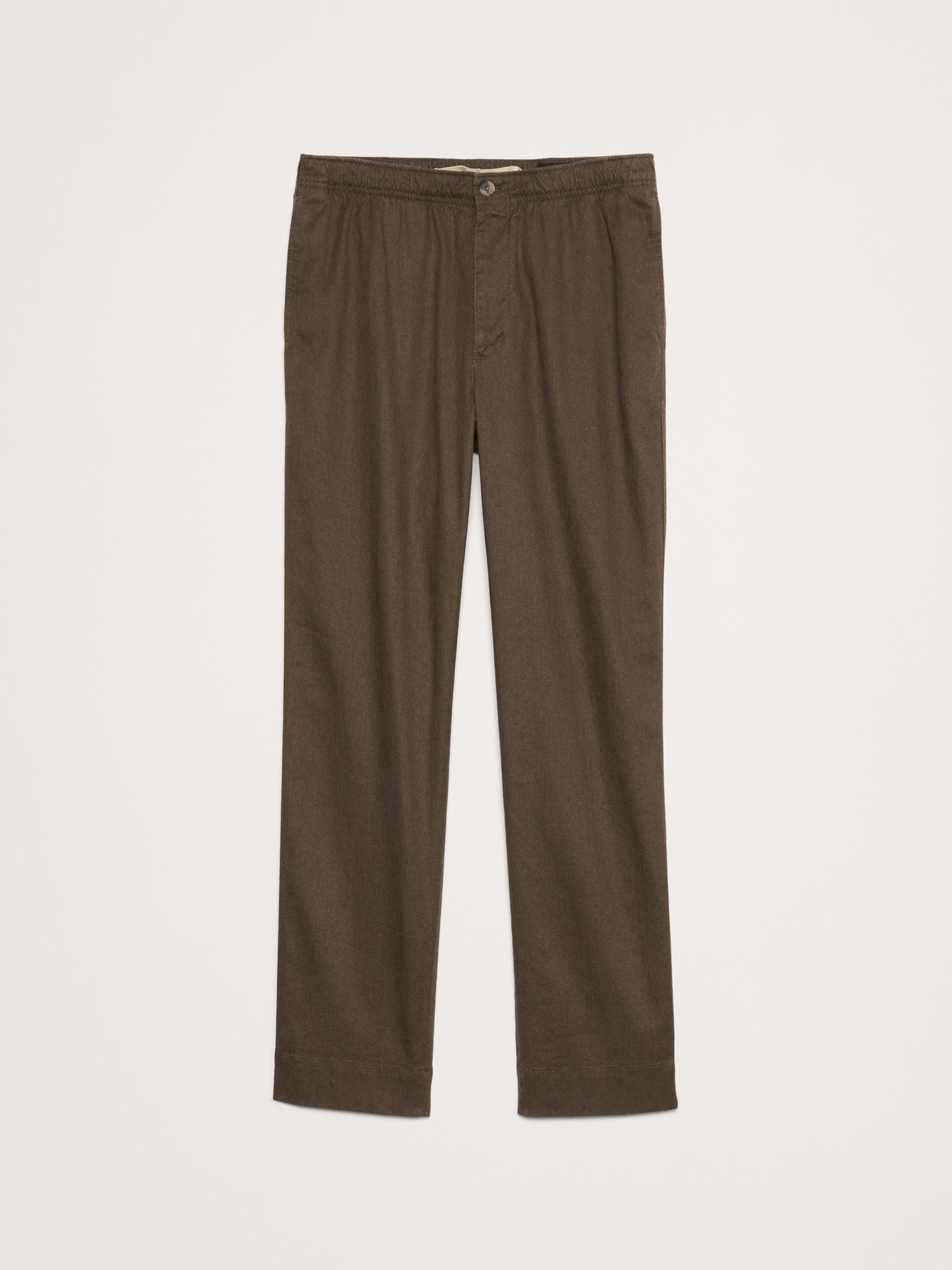 Italian Linen-Cotton Pull-On Pant Product Image