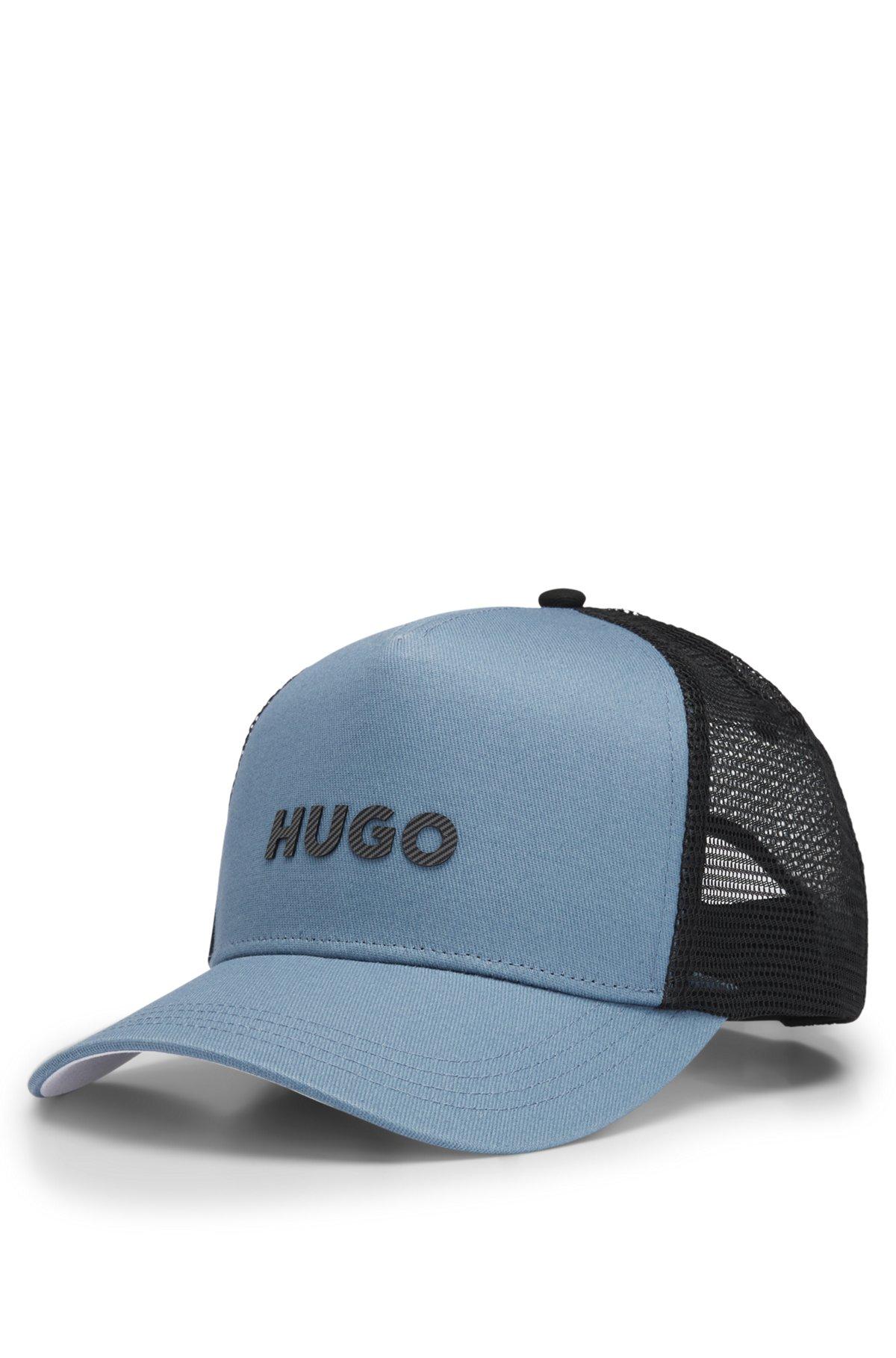 HUGO - HUGO cotton-twill cap with logo - Blue Product Image