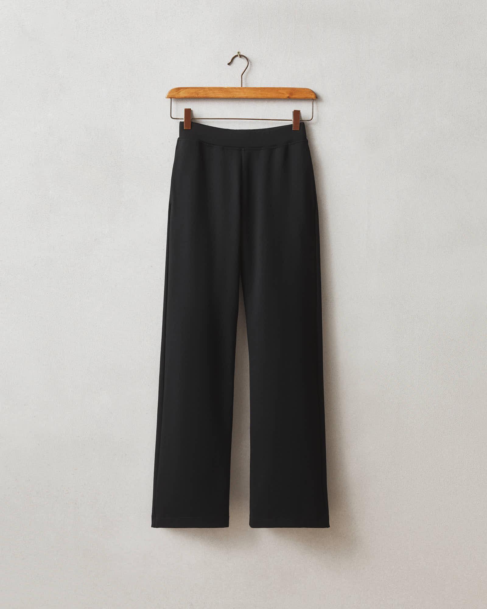 Ponte Straight Pant - Super Black Female Product Image