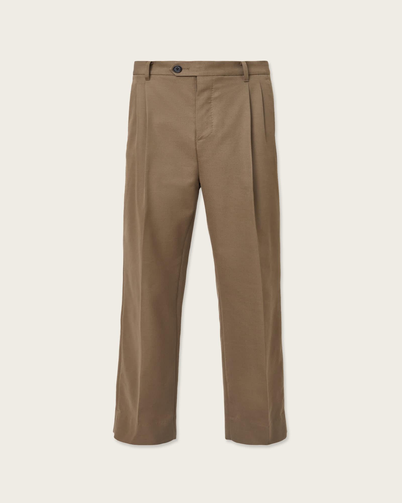 Tallis Straight Leg Pants BAKED BROWN | ALLSAINTS US Product Image