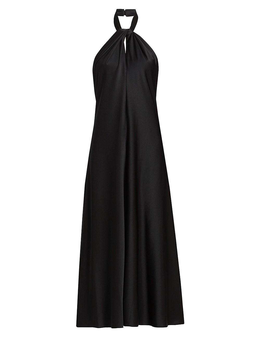 Womens Maya Satin Midi-Dress Product Image