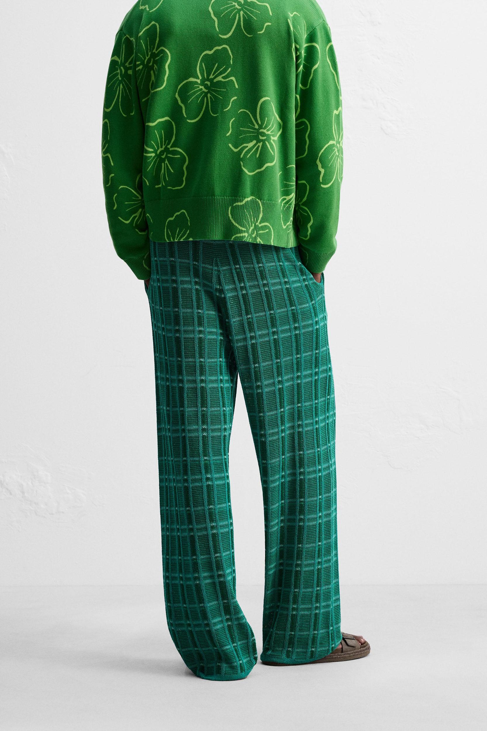 JACQUARD KNIT PANTS © OTIS KWAME KYE QUAICOE Product Image