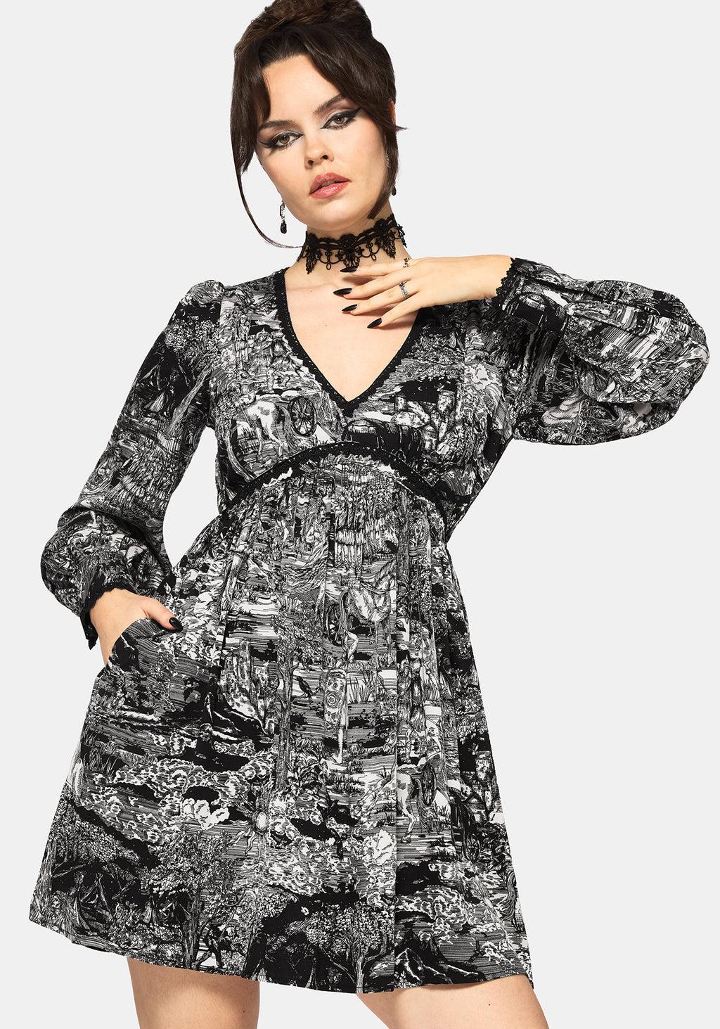 Nara Boudicca Printed Midi Dress Product Image